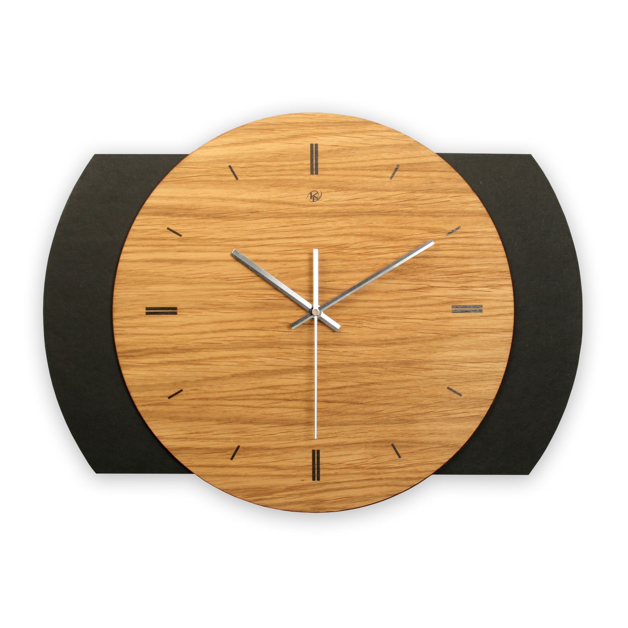 modern) Kreative Funk- Wanduhr (ohne außergewöhnlich, elegant, „Modern Design-Wanduhr Ticken; Holz aus Feder oder Style“ Quarzuhrwerk;