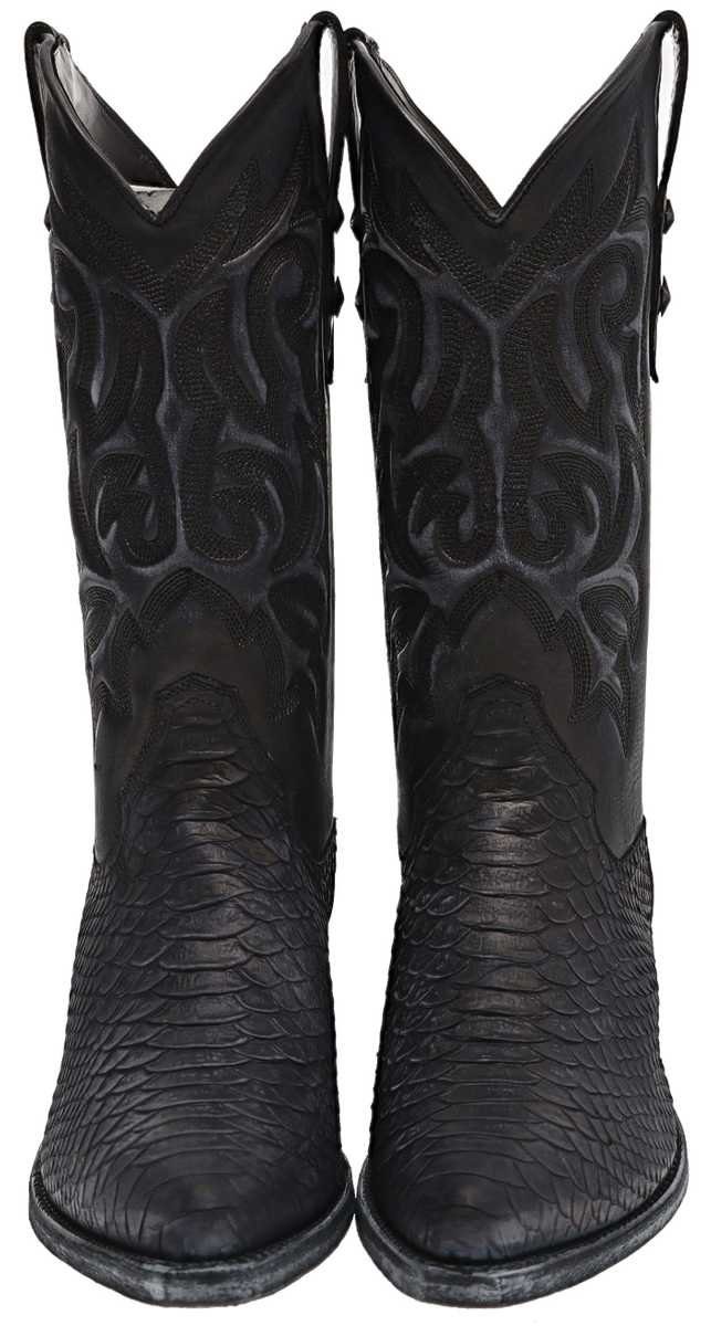 Mayura Boots ALABAMA Schwarz Cowboystiefel Rahmengenähter günstig online kaufen
