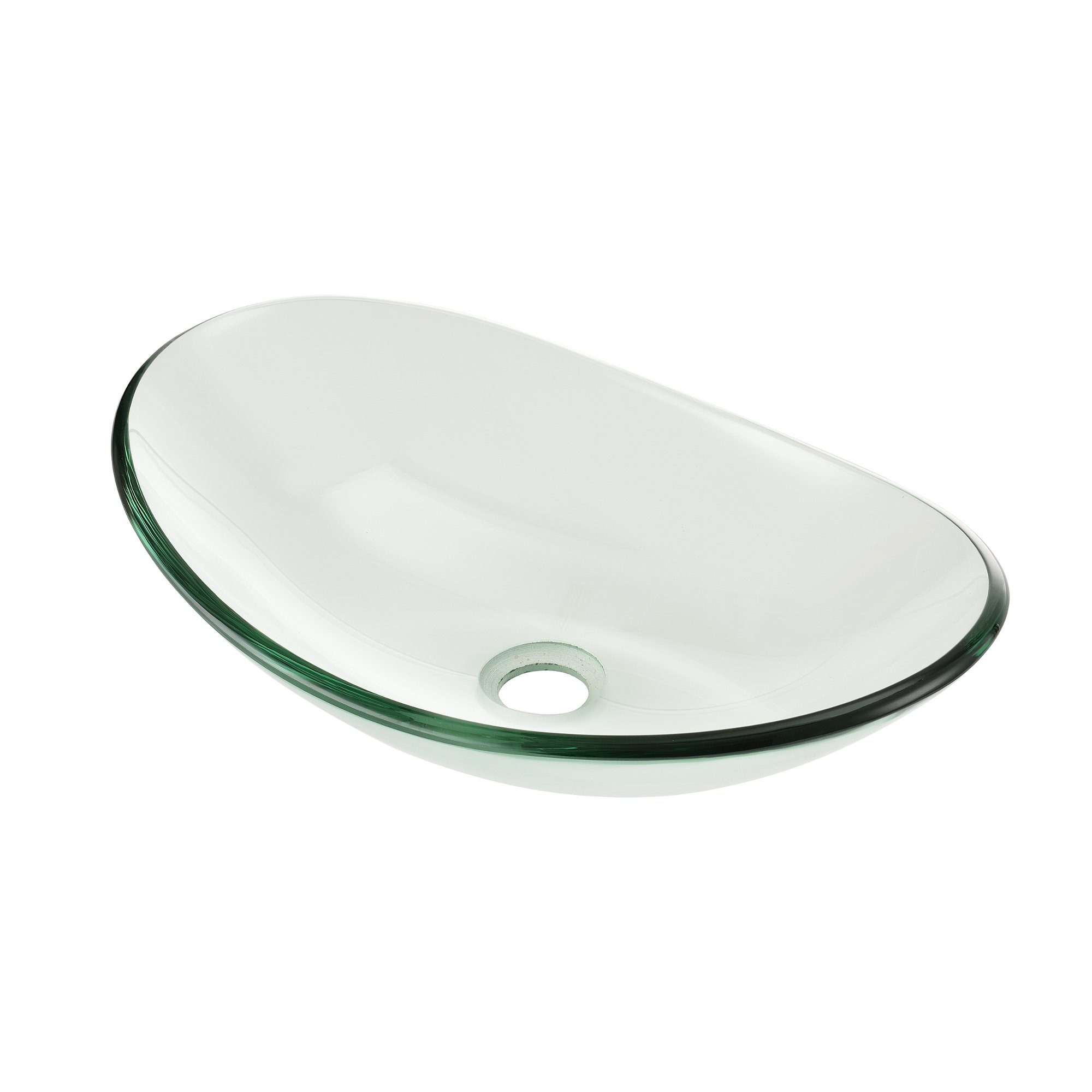 neu.haus Waschbecken, »Jarvis« Glas Aufsatzwaschbecken 47x30,5x13cm günstig online kaufen