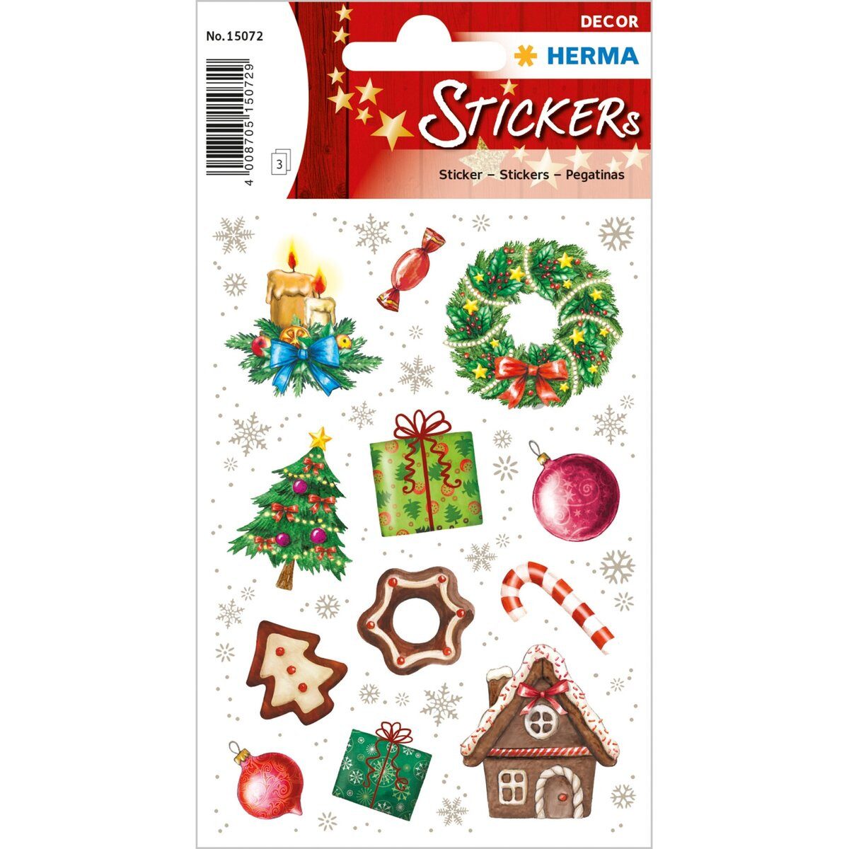 HERMA Etiketten Sticker-Set Weihnachtssticker – Bild 4 von 5