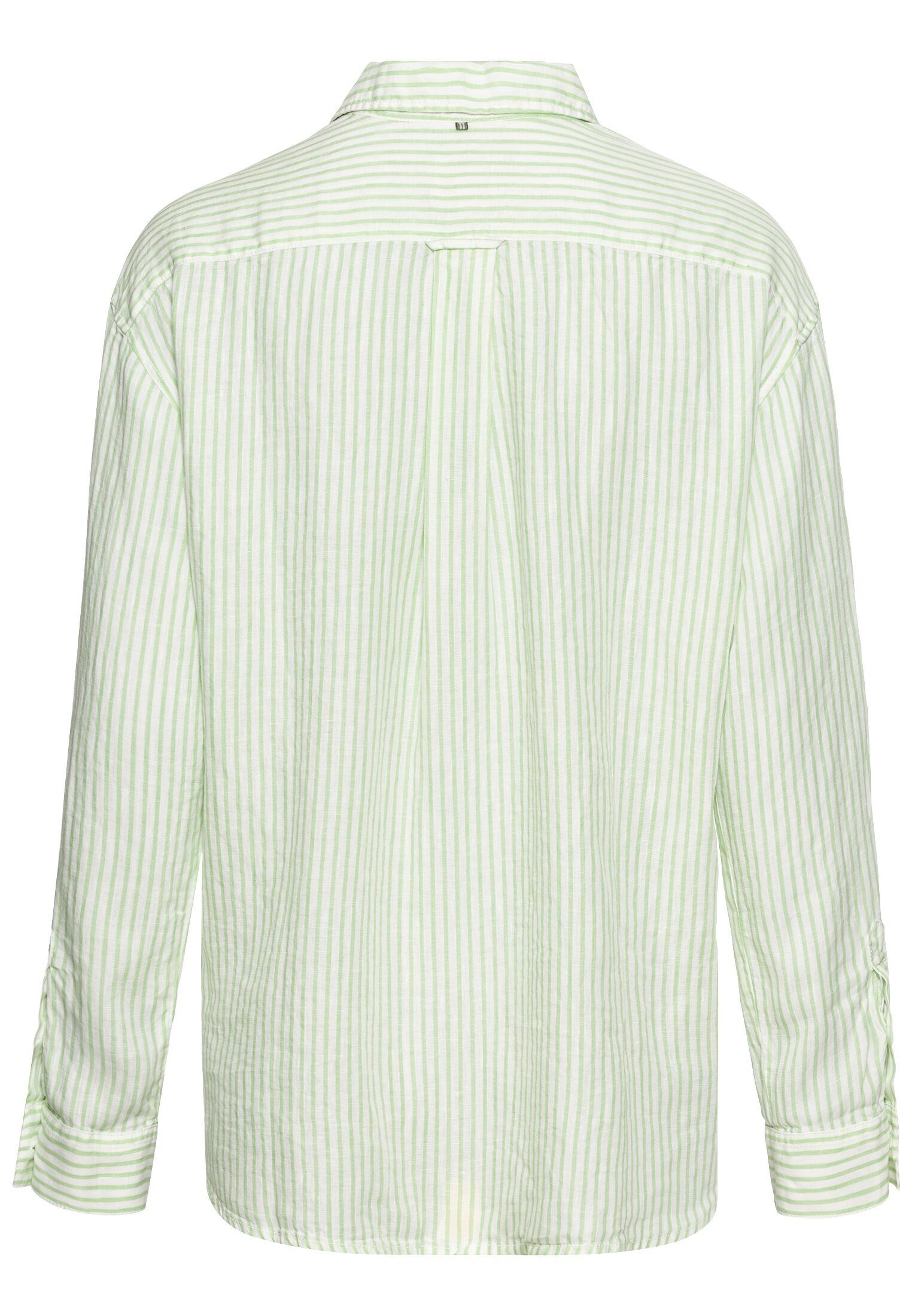 camel active Langarmbluse Streifenbluse im Relaxed Fit günstig online kaufen