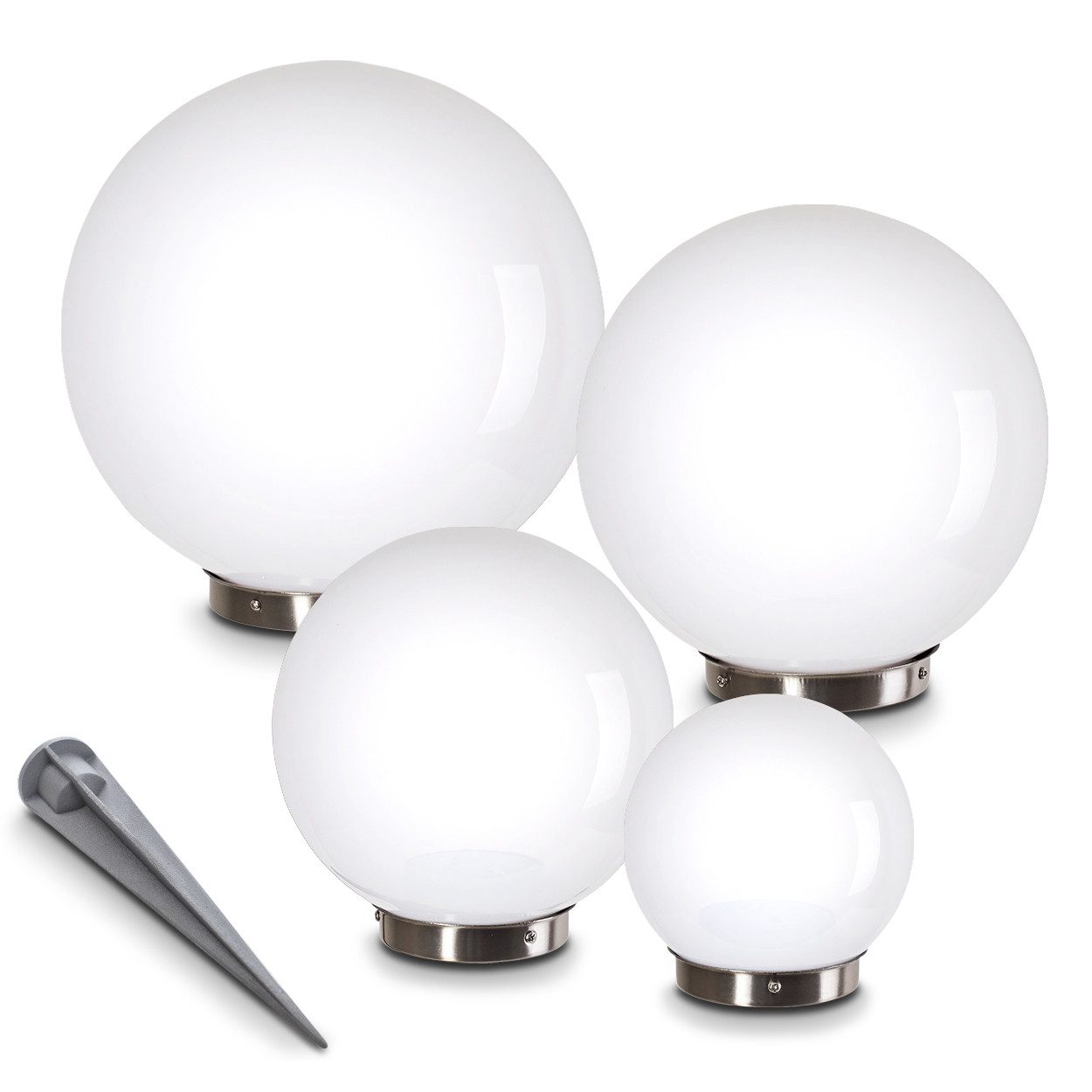 hofstein Kugelleuchte Solar Kugelleuchte 15 cm Terrasse Licht Garten Wegelampe Hof Veranda. € 74,99