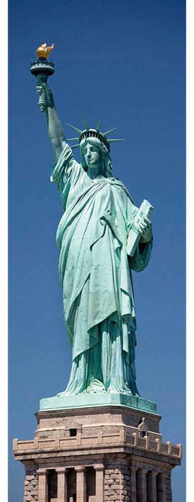 Architects Paper Fototapete Statue Of Liberty, (1 St), Tapete New York Fototapete Panel 1,00m x 2,80m