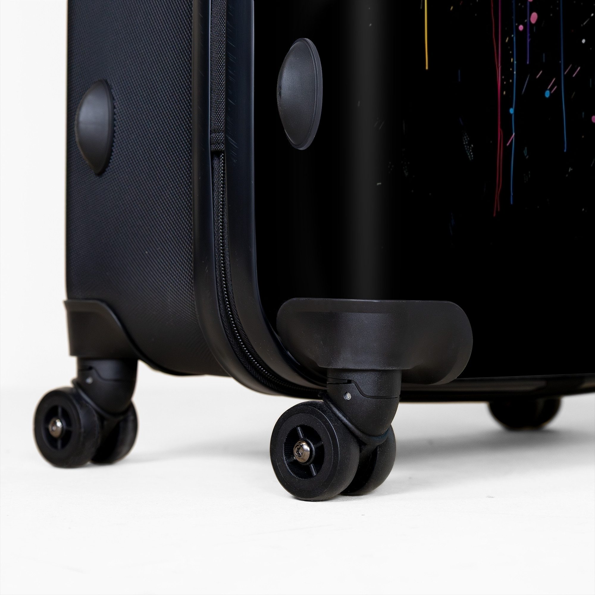 NoBoringSuitcases.com© Hartschalen-Trolley Hantel mit Graffiti 77 günstig online kaufen