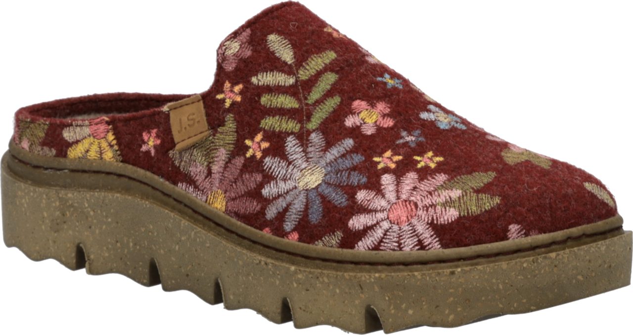 Josef Seibel Charmaux 01 Hausschuh Pantoffel, Slipper mit modischer Plateausohle, Weite G (weit)