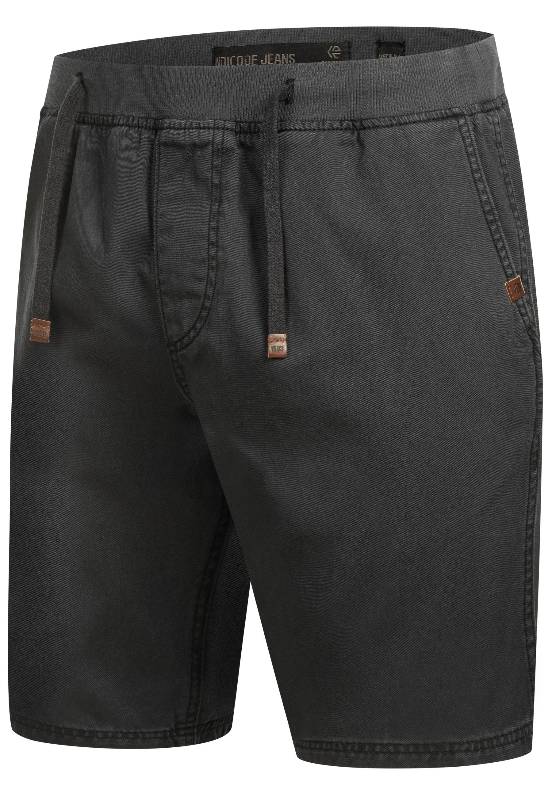 Indicode Chinoshorts Carver mit elastischem Bund günstig online kaufen