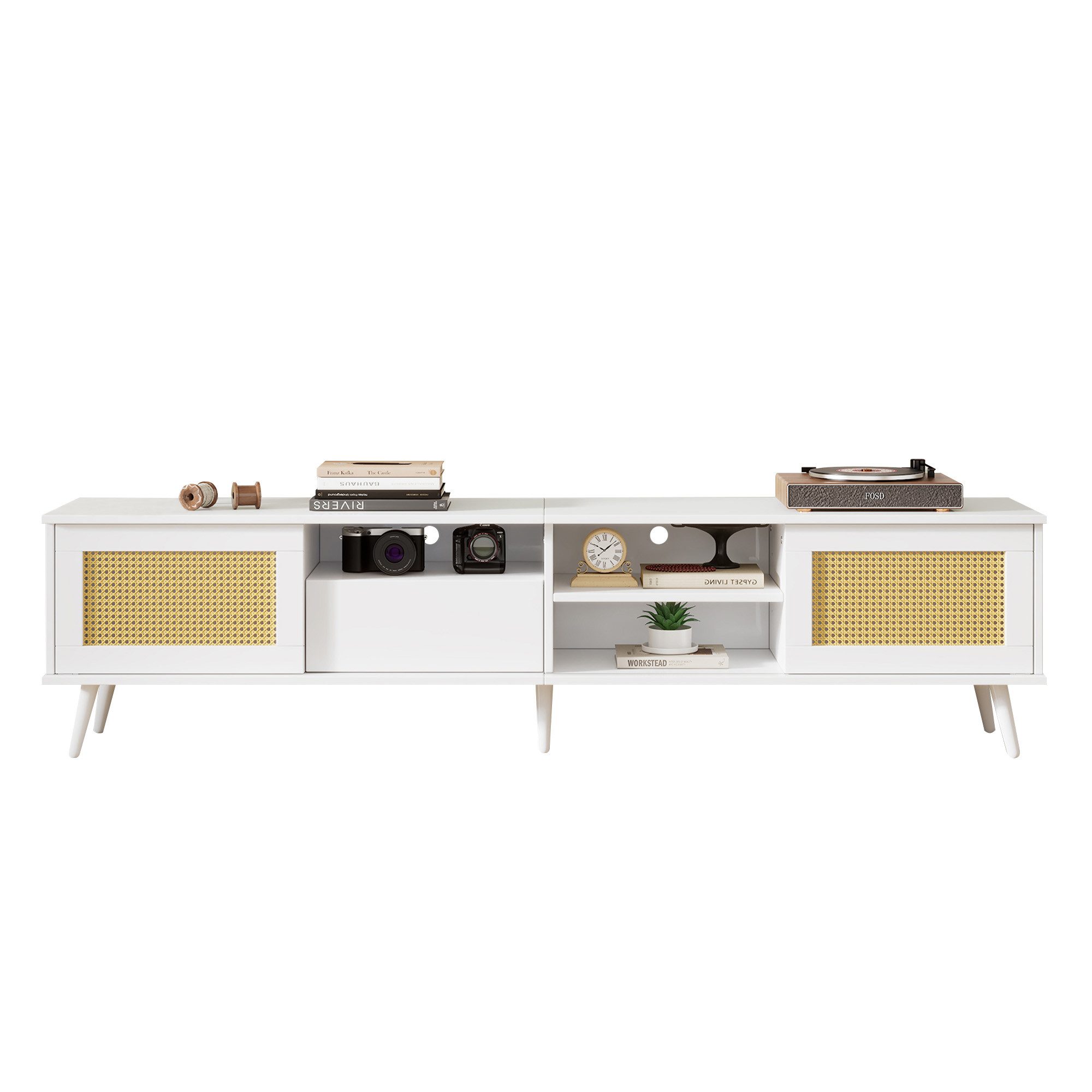 OKWISH Lowboard Fernsehtisch mit Stauraum (TV-Board, günstig online kaufen