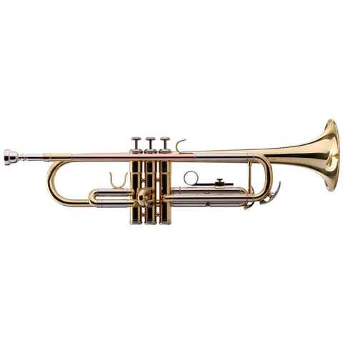 Classic Cantabile Bb-Trompete TR-39 Trompete, (inkl. Koffer & Mundstück), Mundrohr: Goldmessing, Bohrung: 11,8 mm