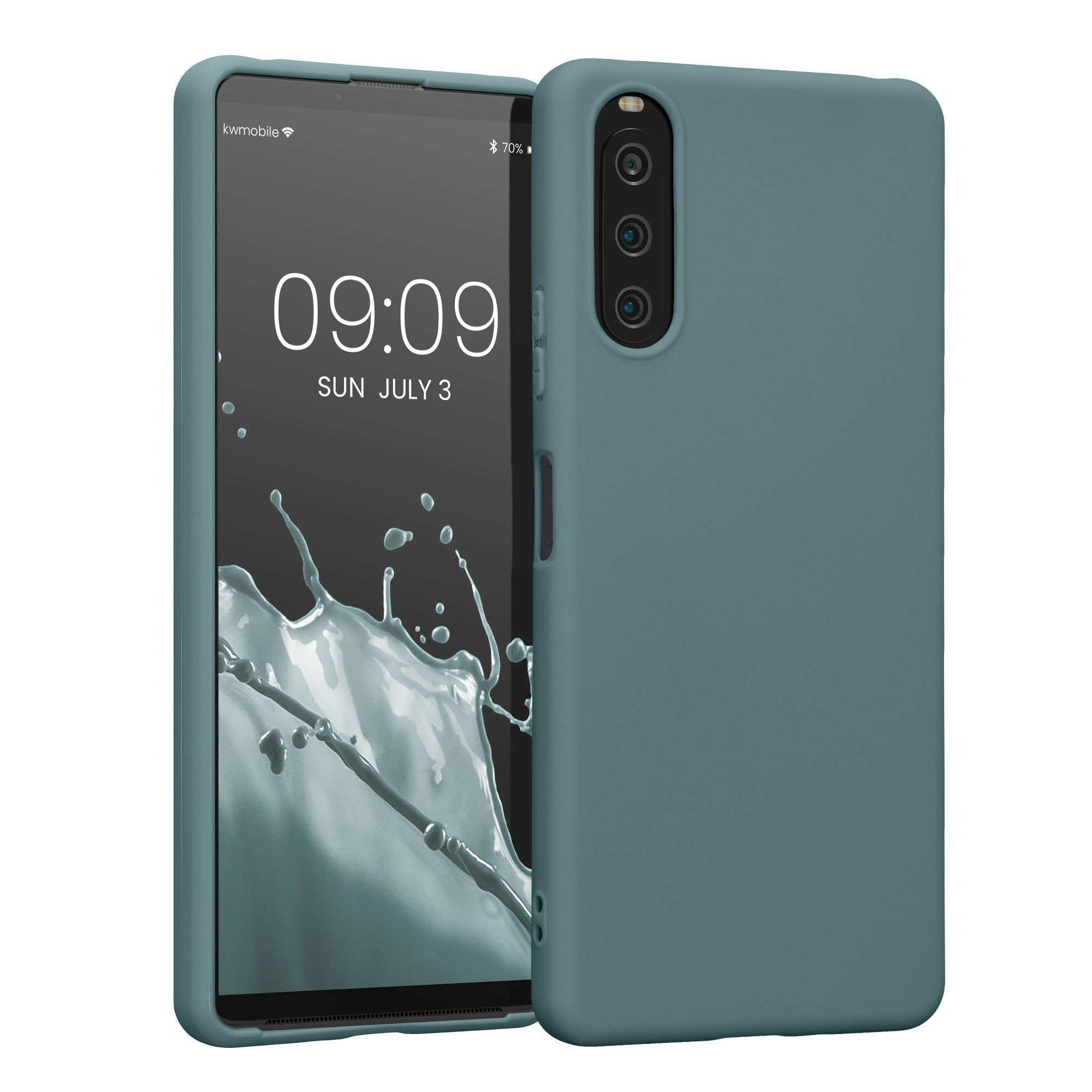 kwmobile Handyhülle Hülle für Sony Xperia 10 IV, Hülle Silikon - Soft Handyhülle - Handy Case Cover