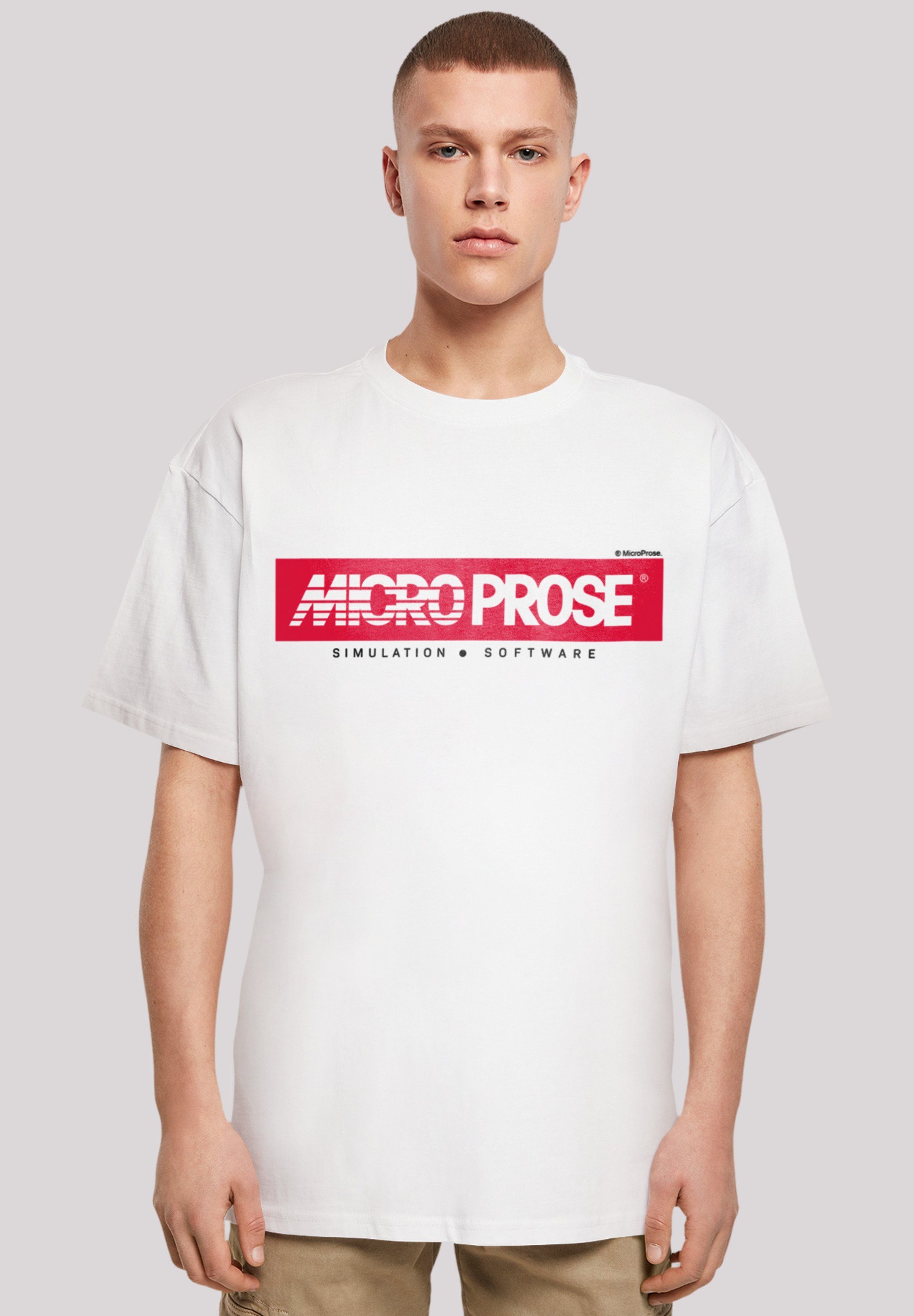 F4NT4STIC T-Shirt MicroProse Print weiß