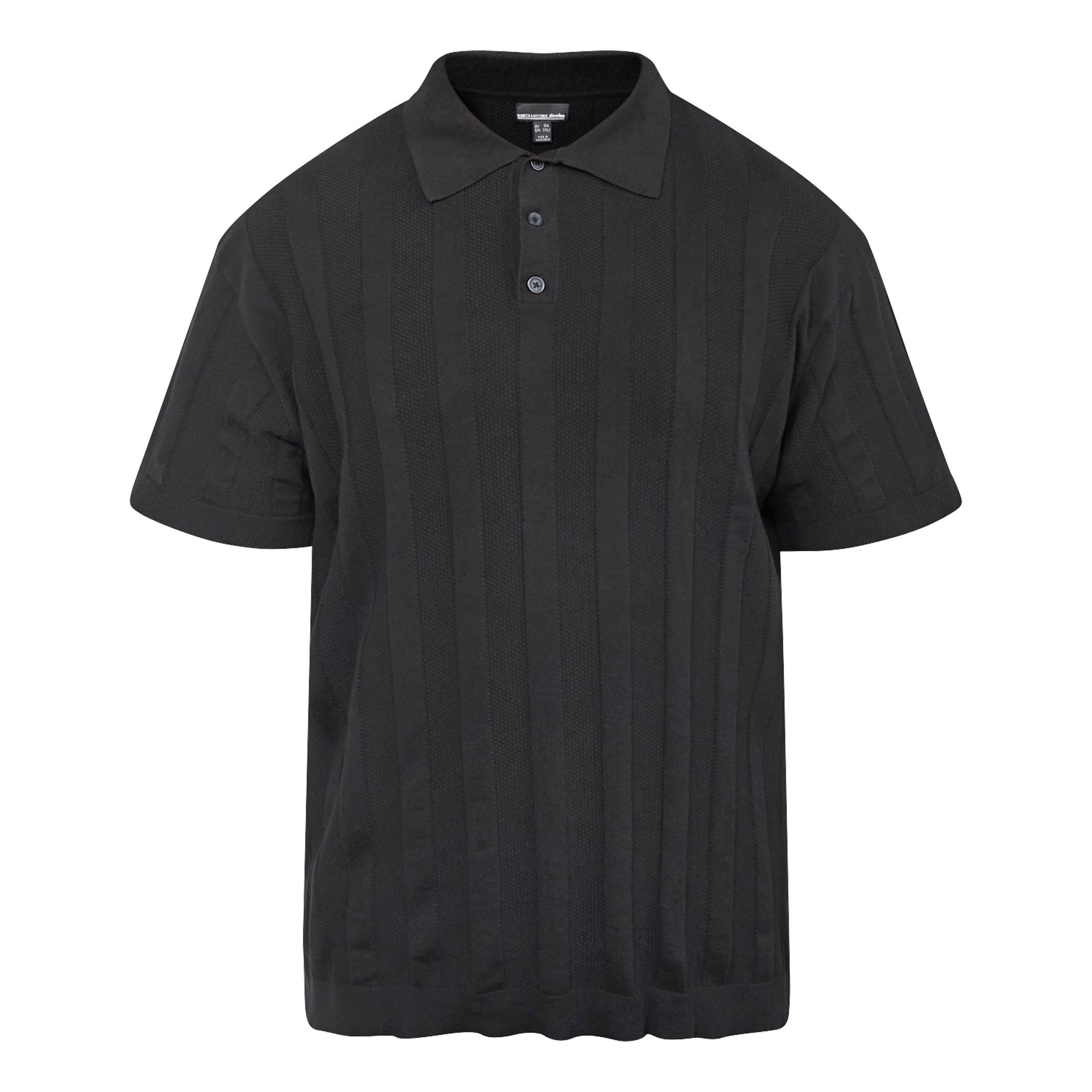 north 56 4 Poloshirt XXL Strick Poloshirt von North Latitude denim, schwarz günstig online kaufen