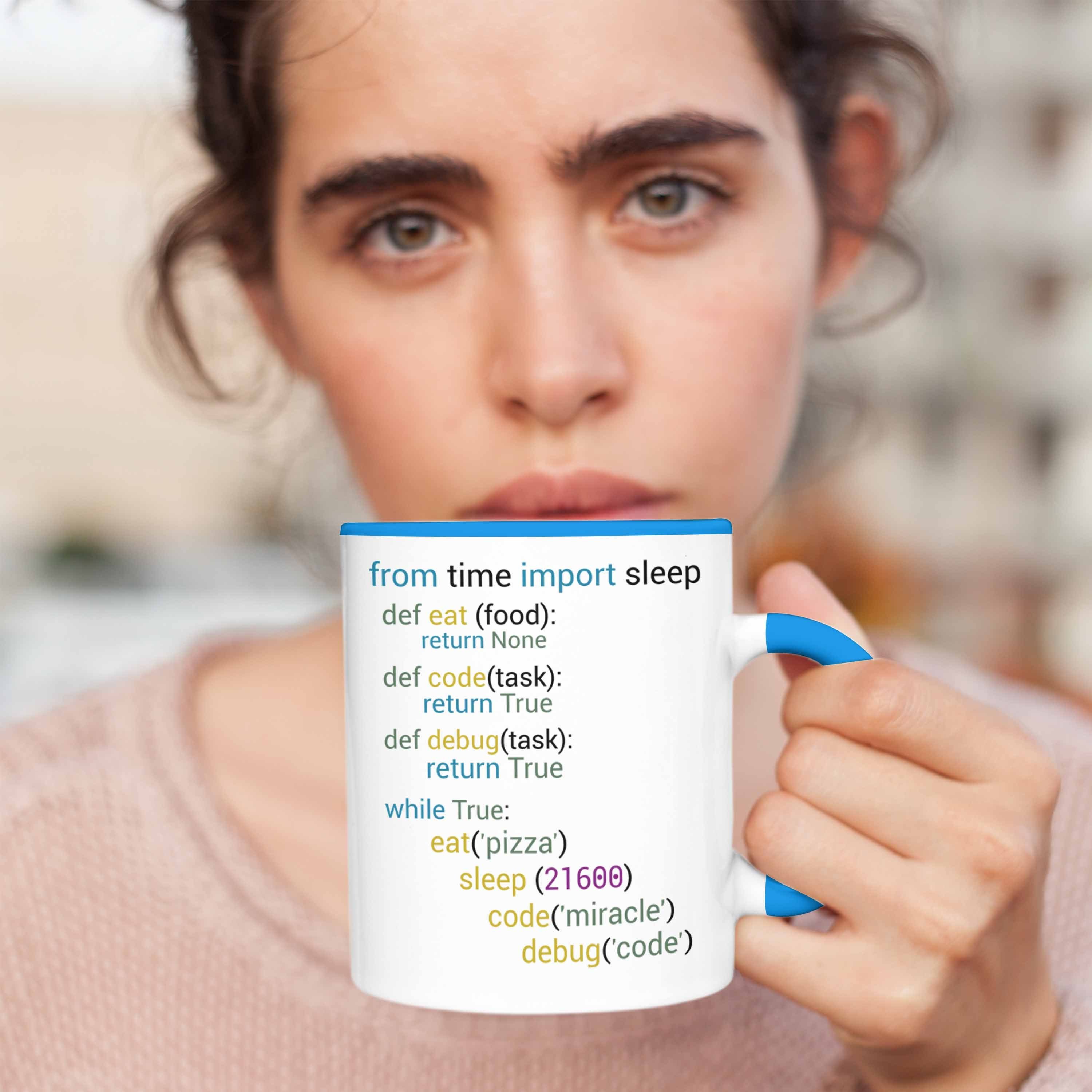 für Blau Nerds Tasse Tasse Gesch Geschenk Programmierer Coder Softwareentwickler Trendation