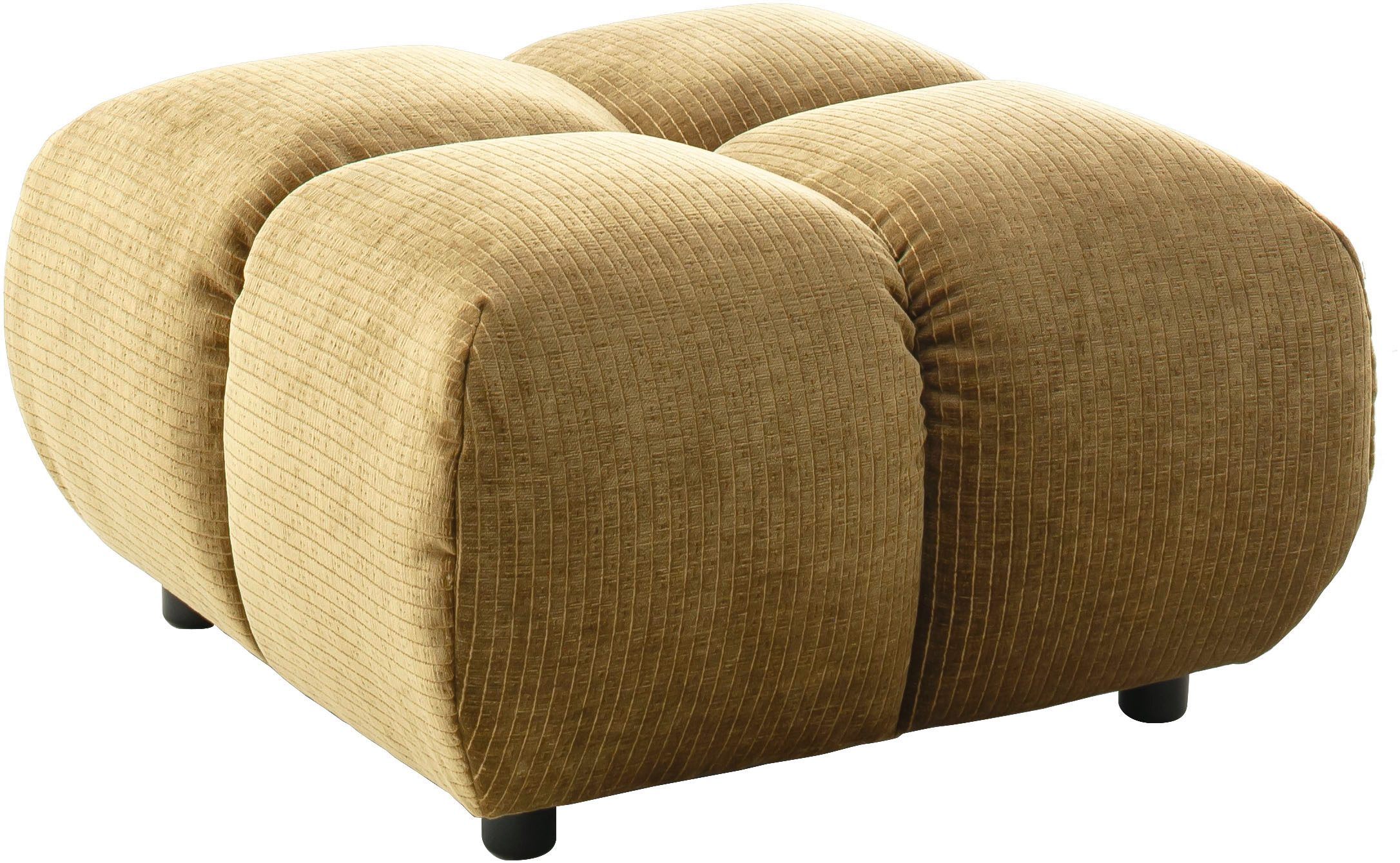 Home affaire Диван Cozy Bubble, mit eleganter Steppung, weich gepolstert, 73x73 cm (1 St), passend zum Sofa und dem drehbaren Sessel der Graceland-Serie