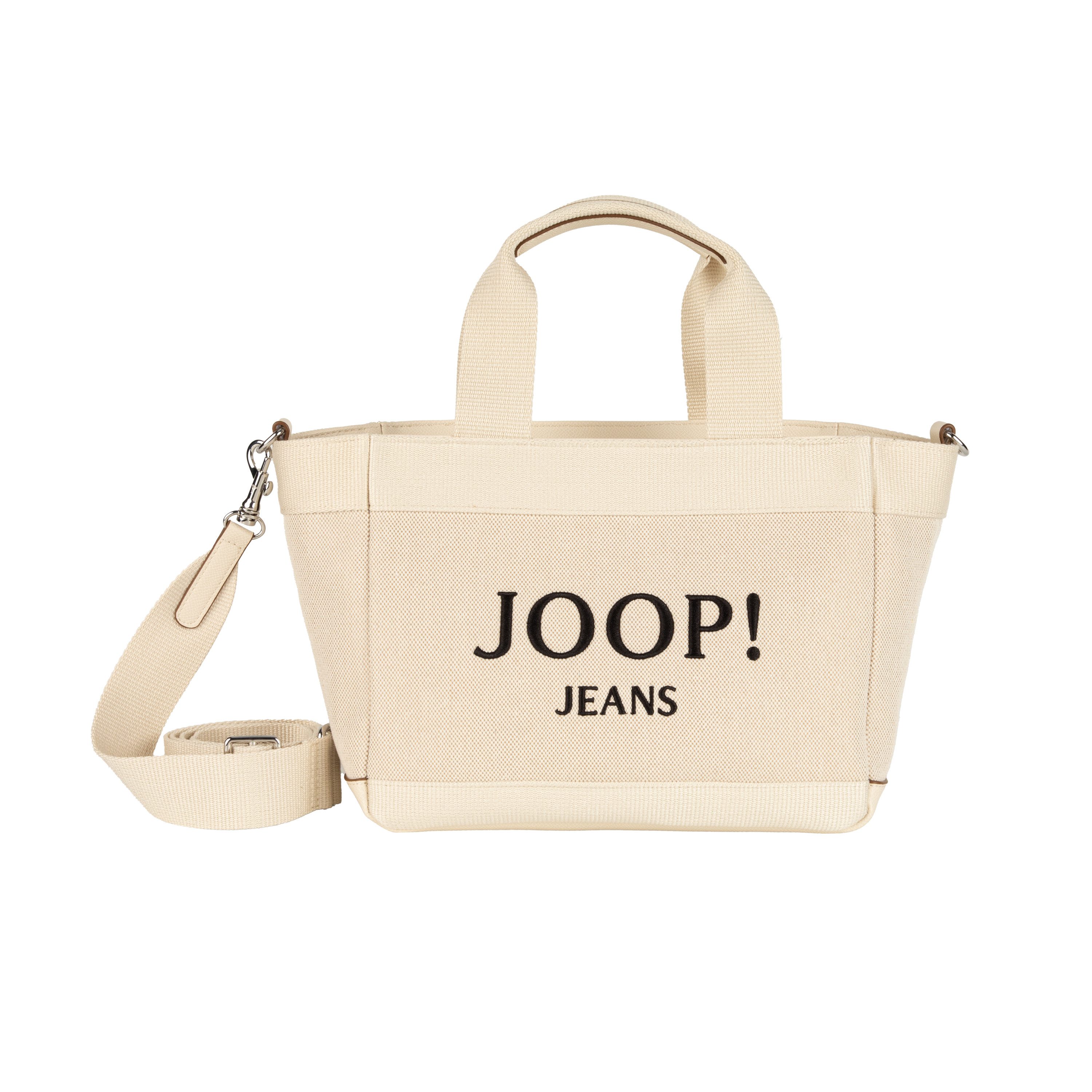 Joop Jeans Handtasche calduccio tela yvette handbag shz, Damen Umhängetasche mit plakativem Logo