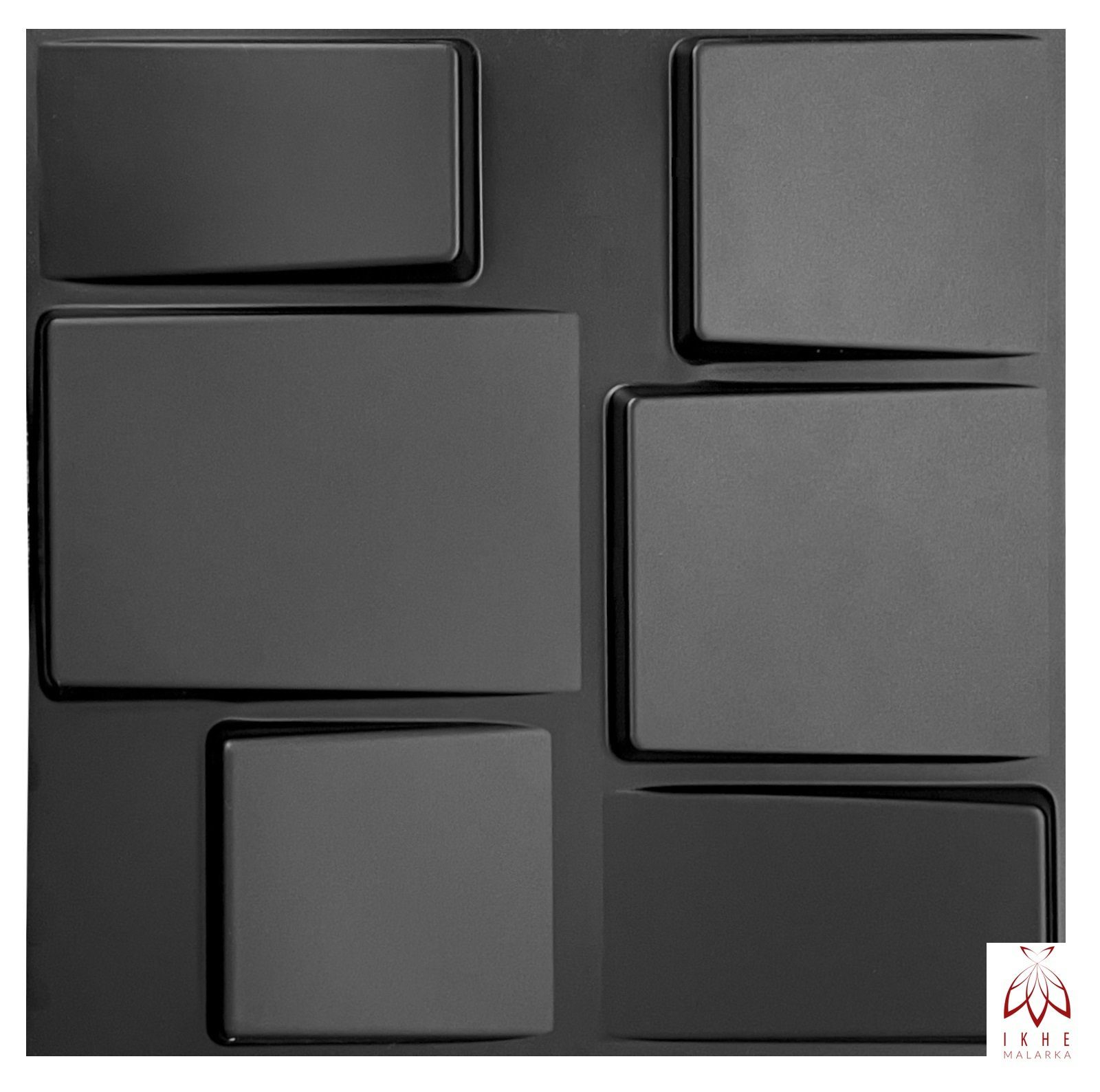 IKHEMalarka 3D Wandpaneel 3D Paneele PVC Kunststoffpaneele, BxL: 50,00x50,0 günstig online kaufen