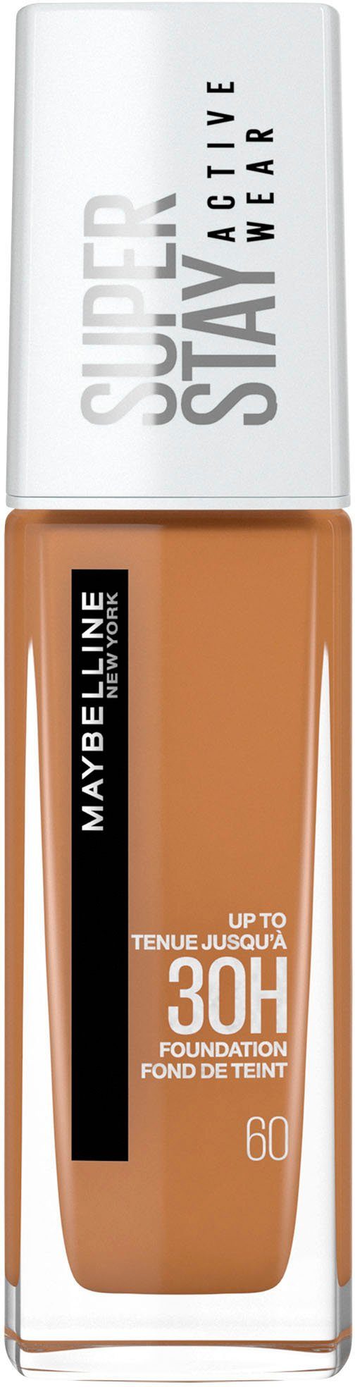 Super Active NEW Stay Caramel Wear 60 MAYBELLINE Foundation YORK