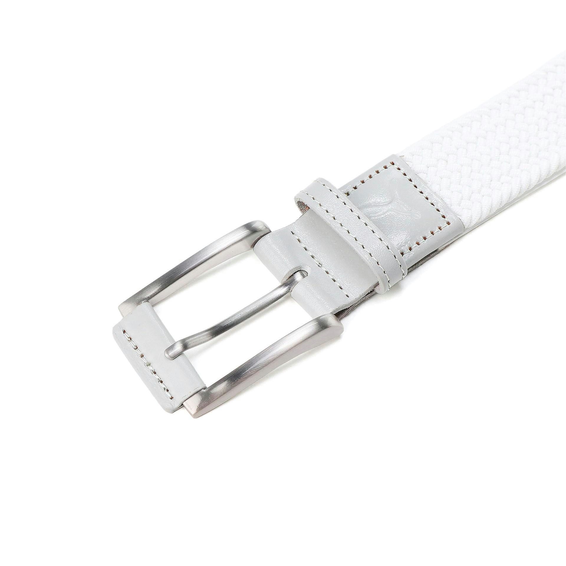 PUMA Flechtgürtel Puma Golf Gürtel Jackpot Braided Weiß