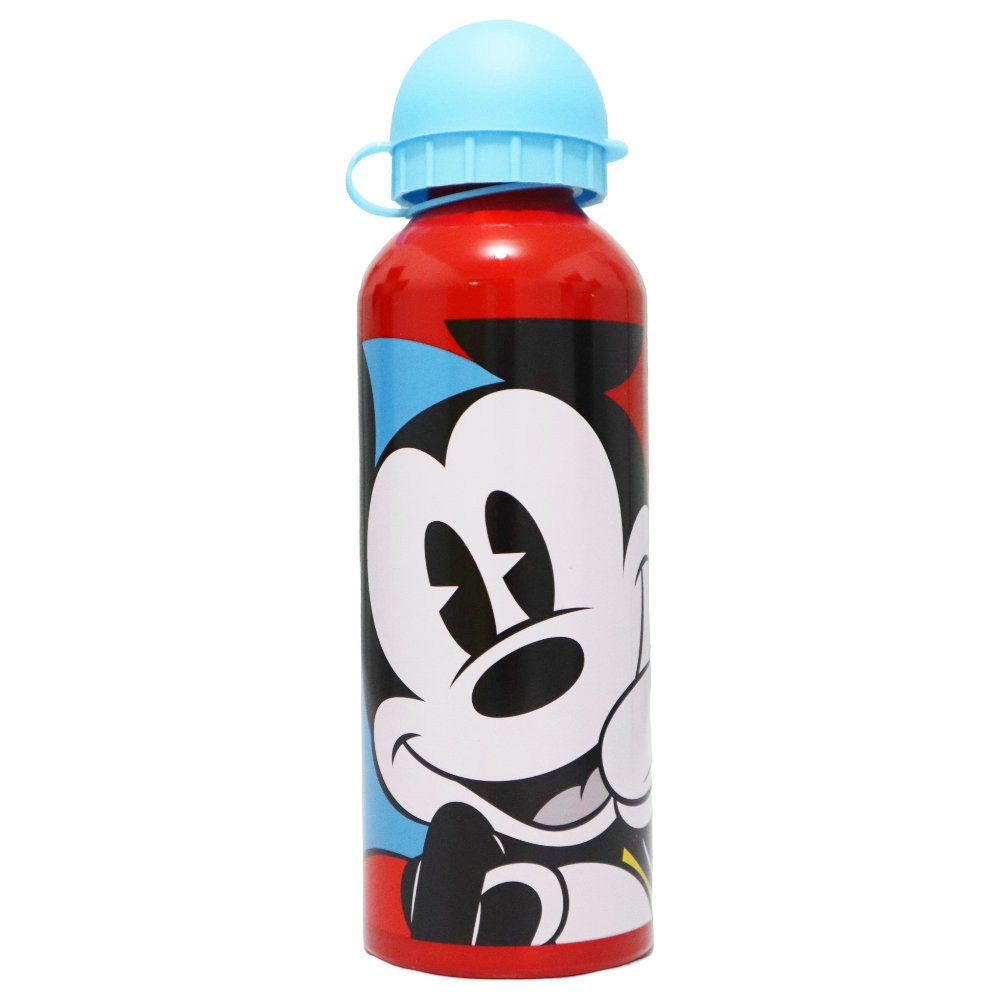 Disney Lunchbox Disney Mickey Maus 2 tlg Lunch Set Brotdose Alu Trinkflasche 500 ml, Kunststoff Alu, (2-tlg)