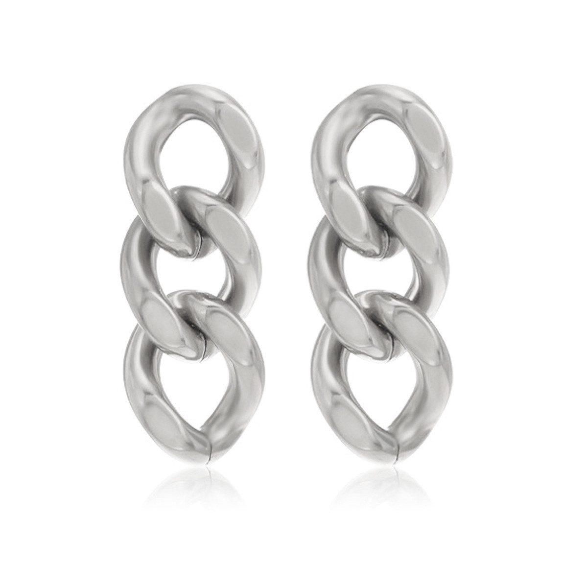 KARMA Paar Ohrhänger Ohrringe Hänger Edelstahl Roségold Silber Gold Kette G günstig online kaufen