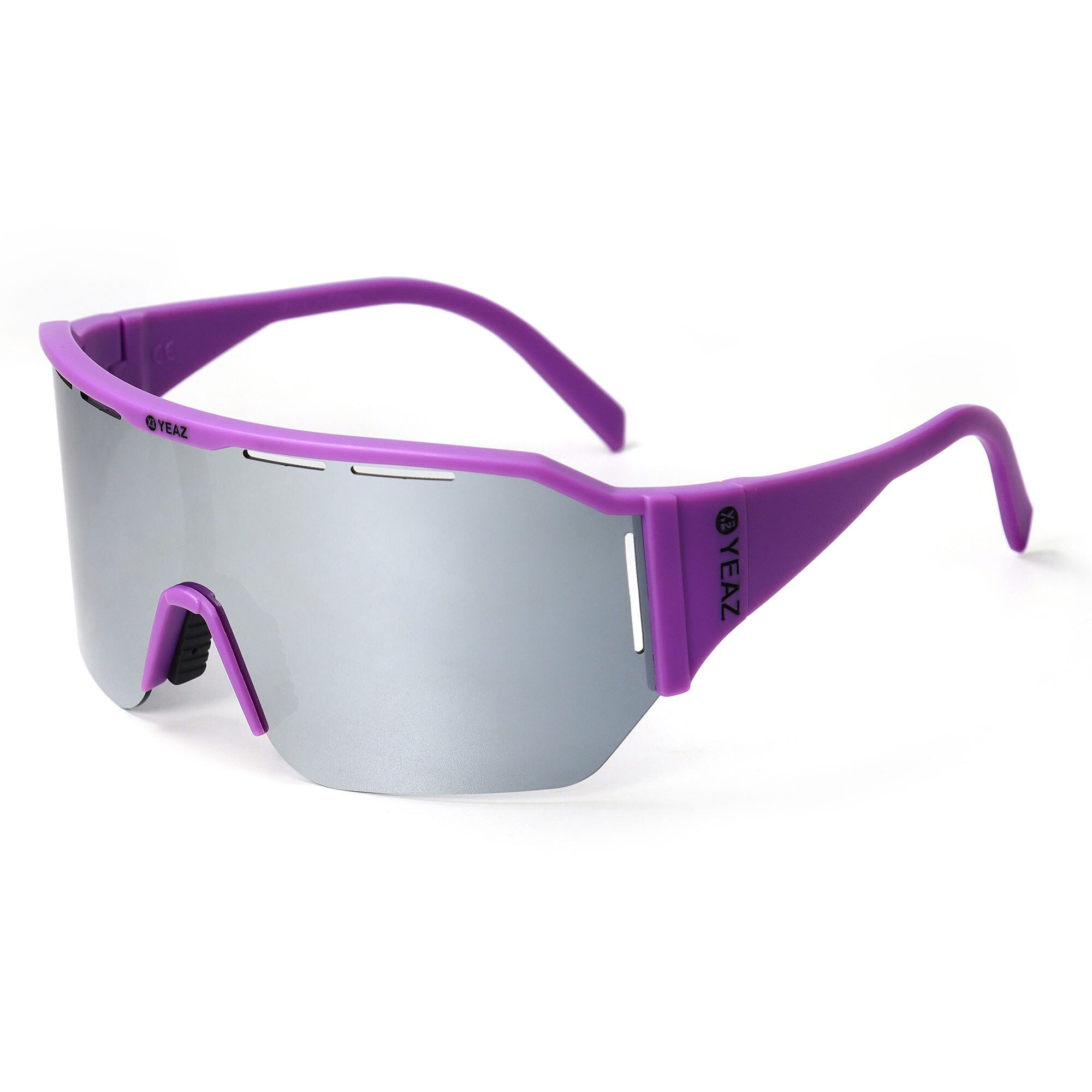 YEAZ Sportbrille SUNVIBE Sport-Sonnenbrille Black/Silver