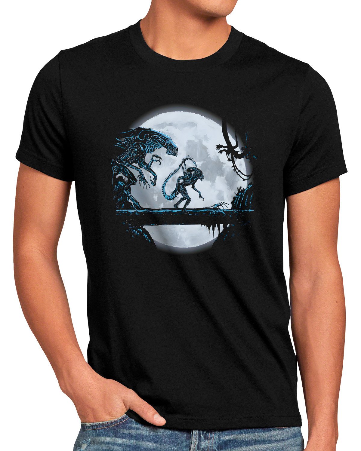 style3 T-Shirt Alien Moonshine Queen xenomorph ridley scott predator film alien