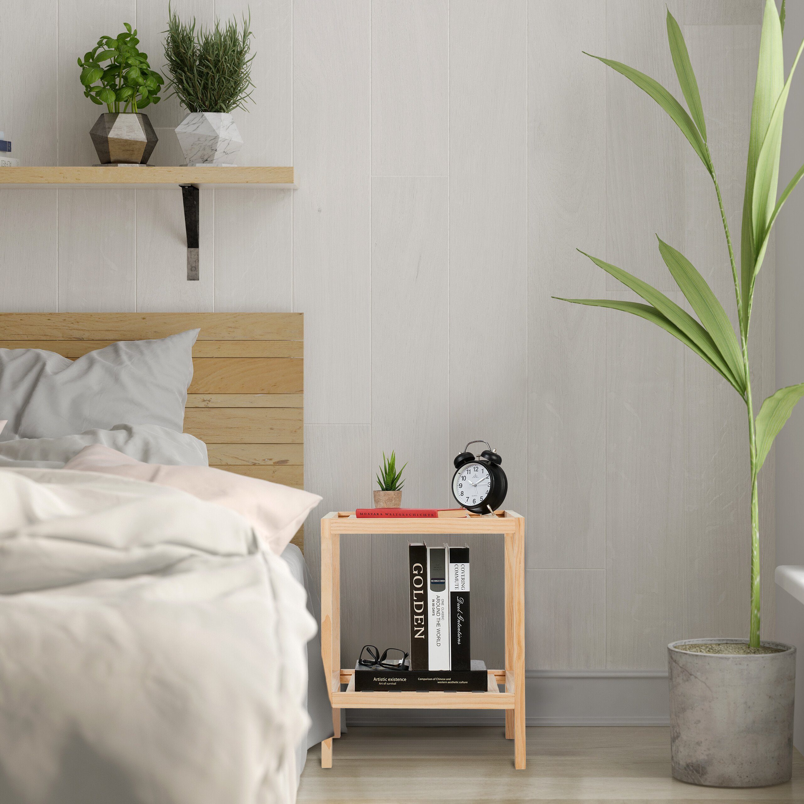 relaxdays Beistelltisch aus Holz (1-St) – Bild 5 von 5