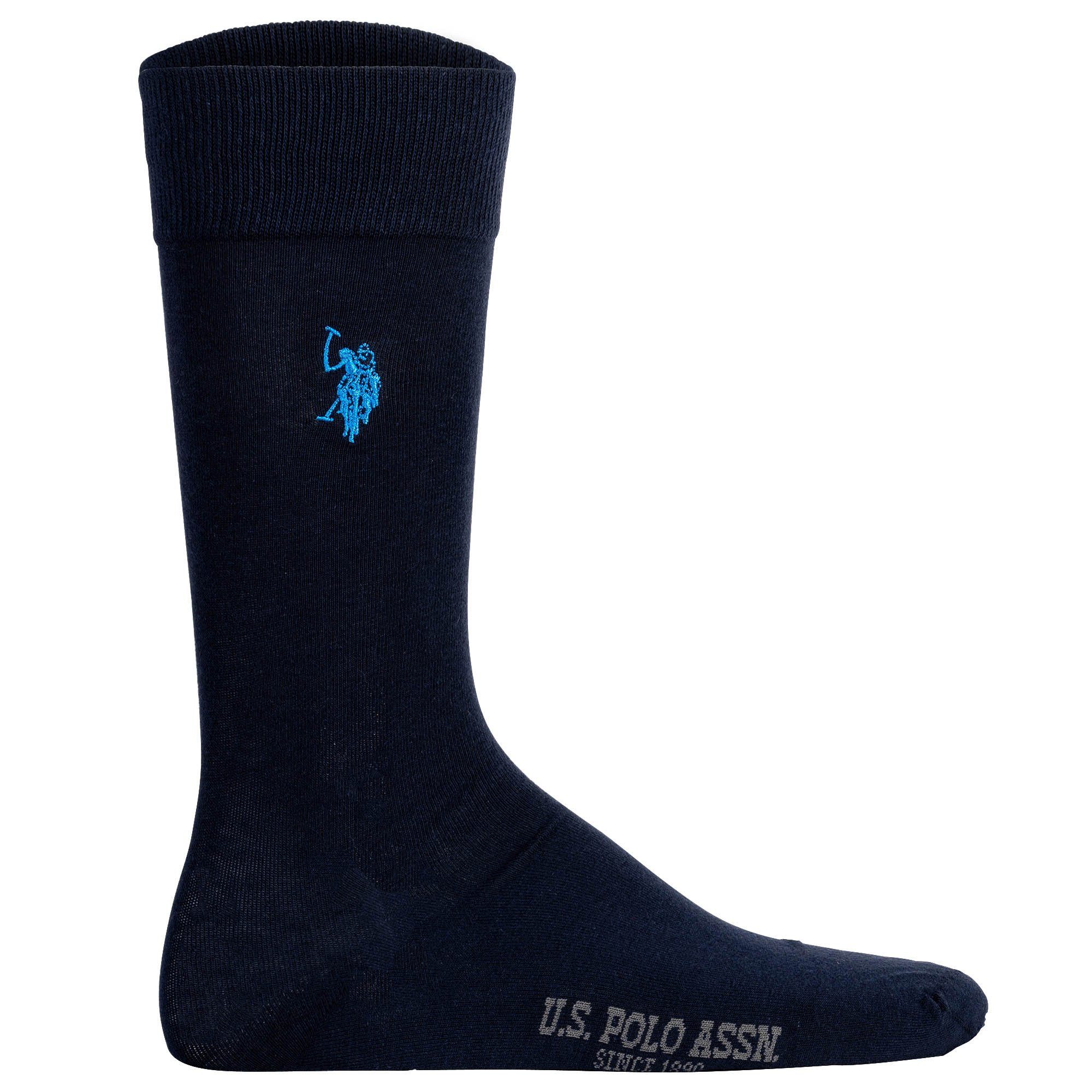 U.S. Polo Assn. Kurzsocken Herren Socken 3er Pack Baumwolle (Packung, 3er Pack)