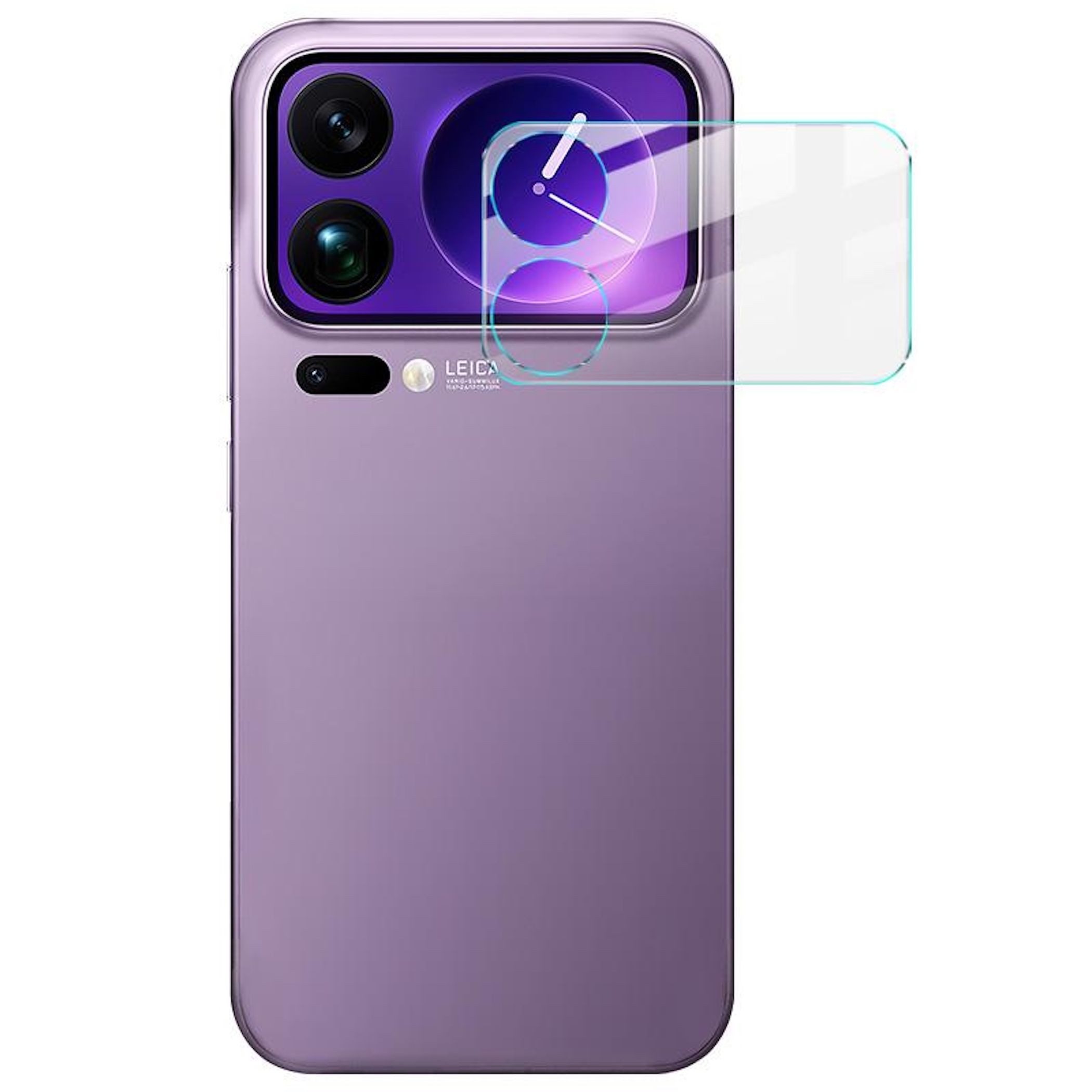 Wigento Handyhülle Für Xiaomi 17 Pro Max Schutz 9H Hart Glas Kamera Linsen Komplettschutz, 9H Glas, HD-Klarheit, kratzfest