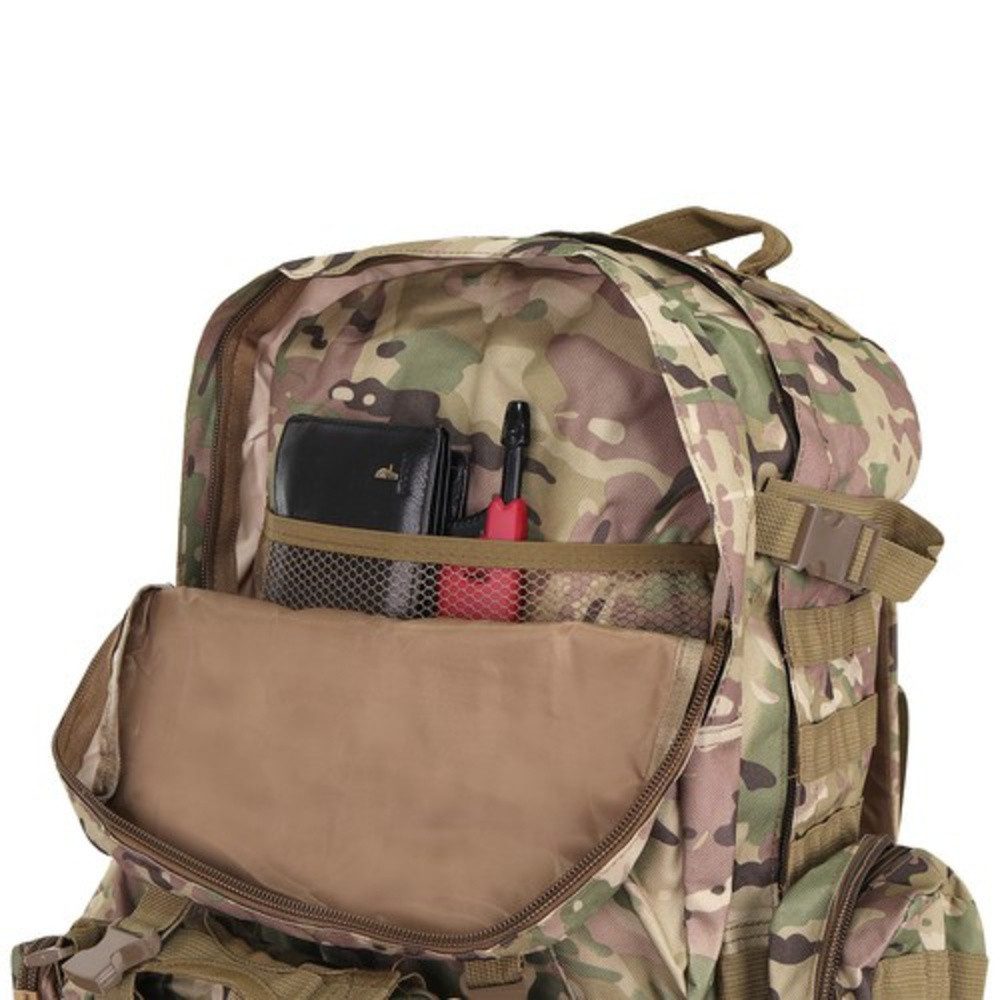 Trizand Reiserucksack Militärrucksack Touristenrucksack (Set, 1-tlg., abnehmbare Taschen), Ausrüstung flexibel befestigen – perfekt für Outdoor-Profis – Bild 3 von 5