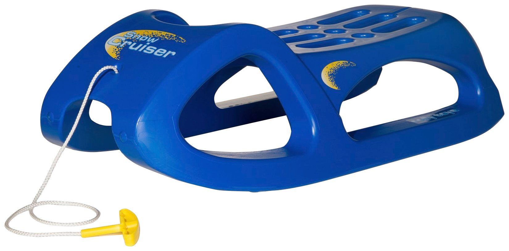 rolly toys® Schlitten rollySnow Cruiser, blau, mit Stahlschienen an den Kufen