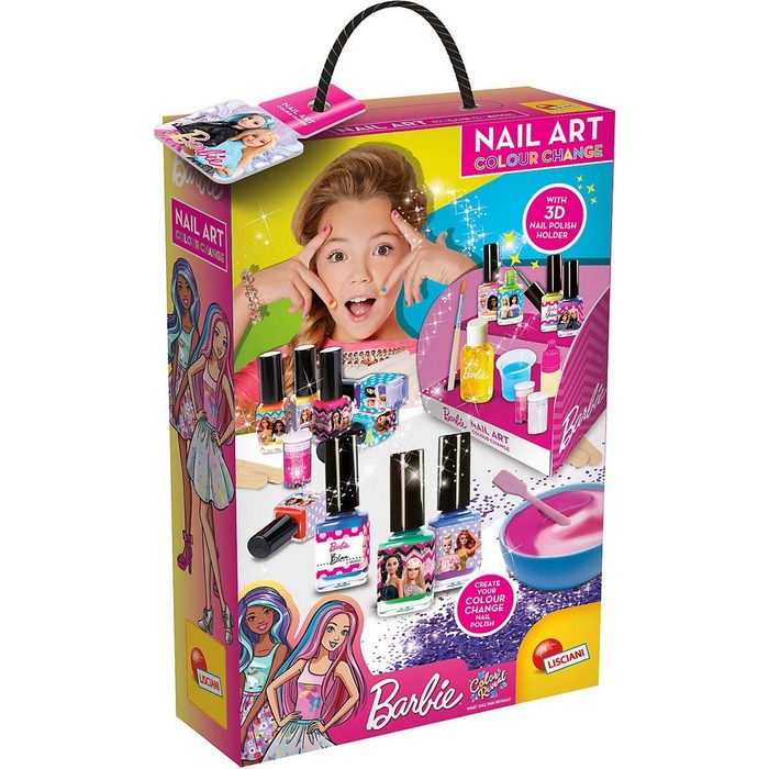 Lisciani Kunstfingernägel Barbie Nail Art - Farbwechsel -