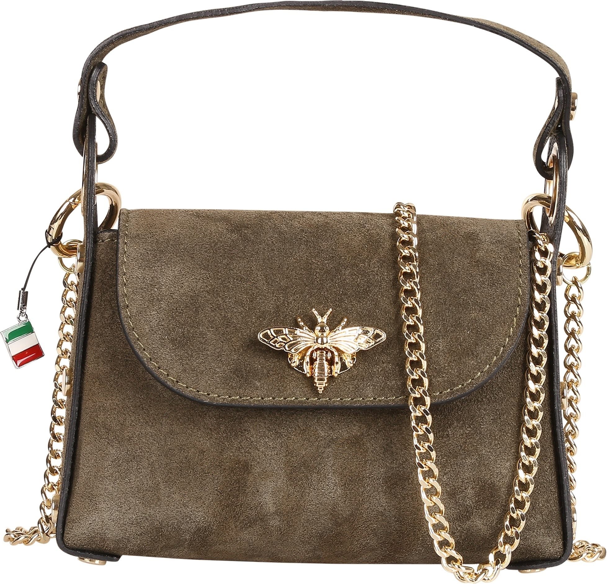 FLORENCE Umhängetasche Florence Biene Damen Handtasche Wildleder (Umhängeta günstig online kaufen