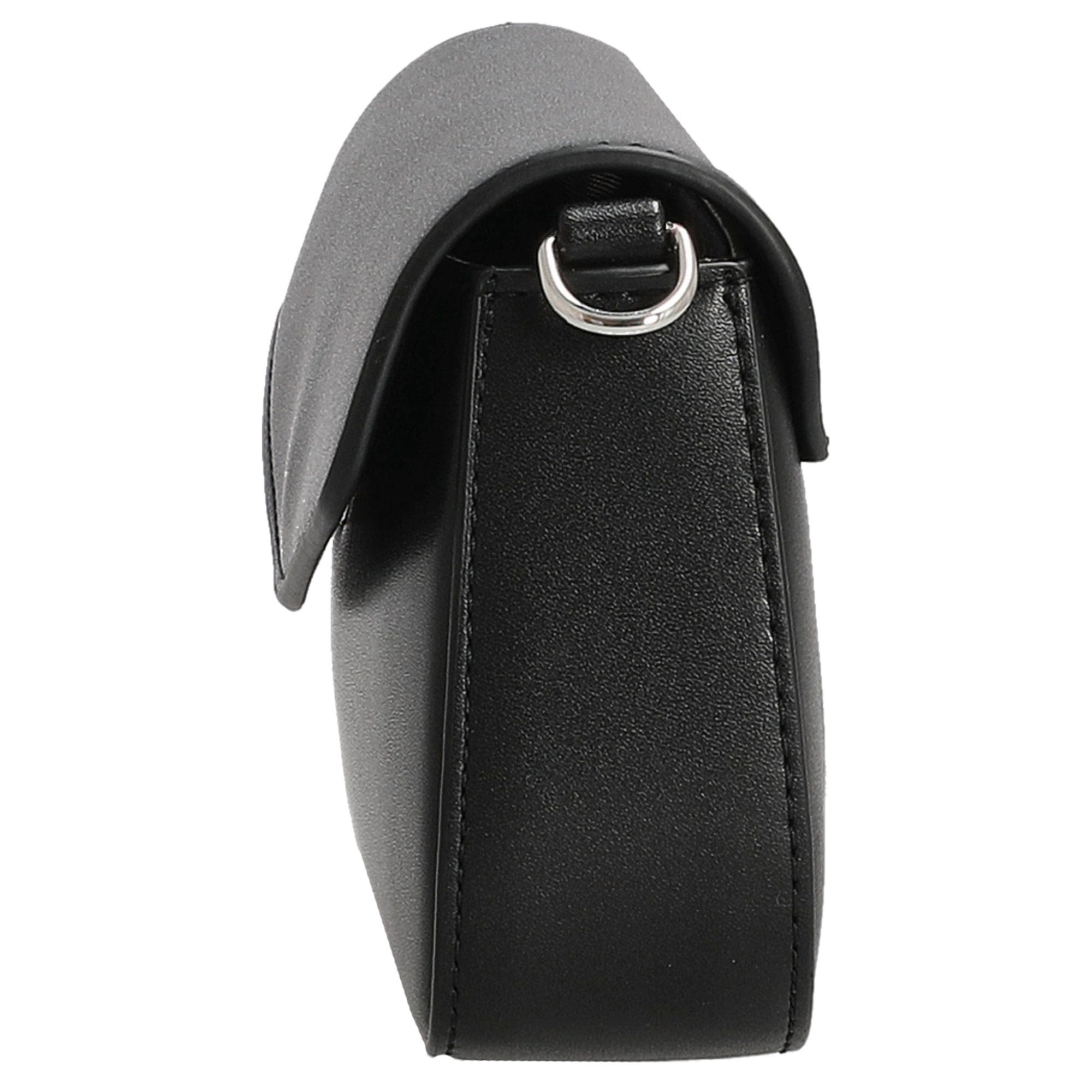 Seidenfelt Manufaktur Umhängetasche Vanja Crossbody - Umhängetasche 19 cm (schwarz)