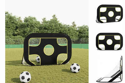 vidaXL Fußballtor Fußballtor mit Torwand 120x80x80 cm Polyester