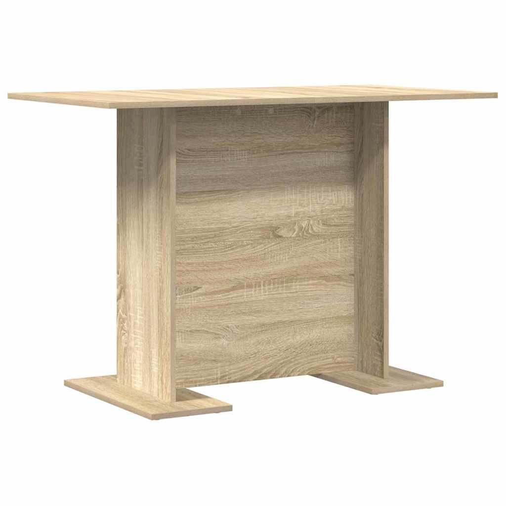 vidaXL Esstisch Esstisch 110 x 60 x 75 cm Holzwerkstoff Sonoma-Eiche (1-St)