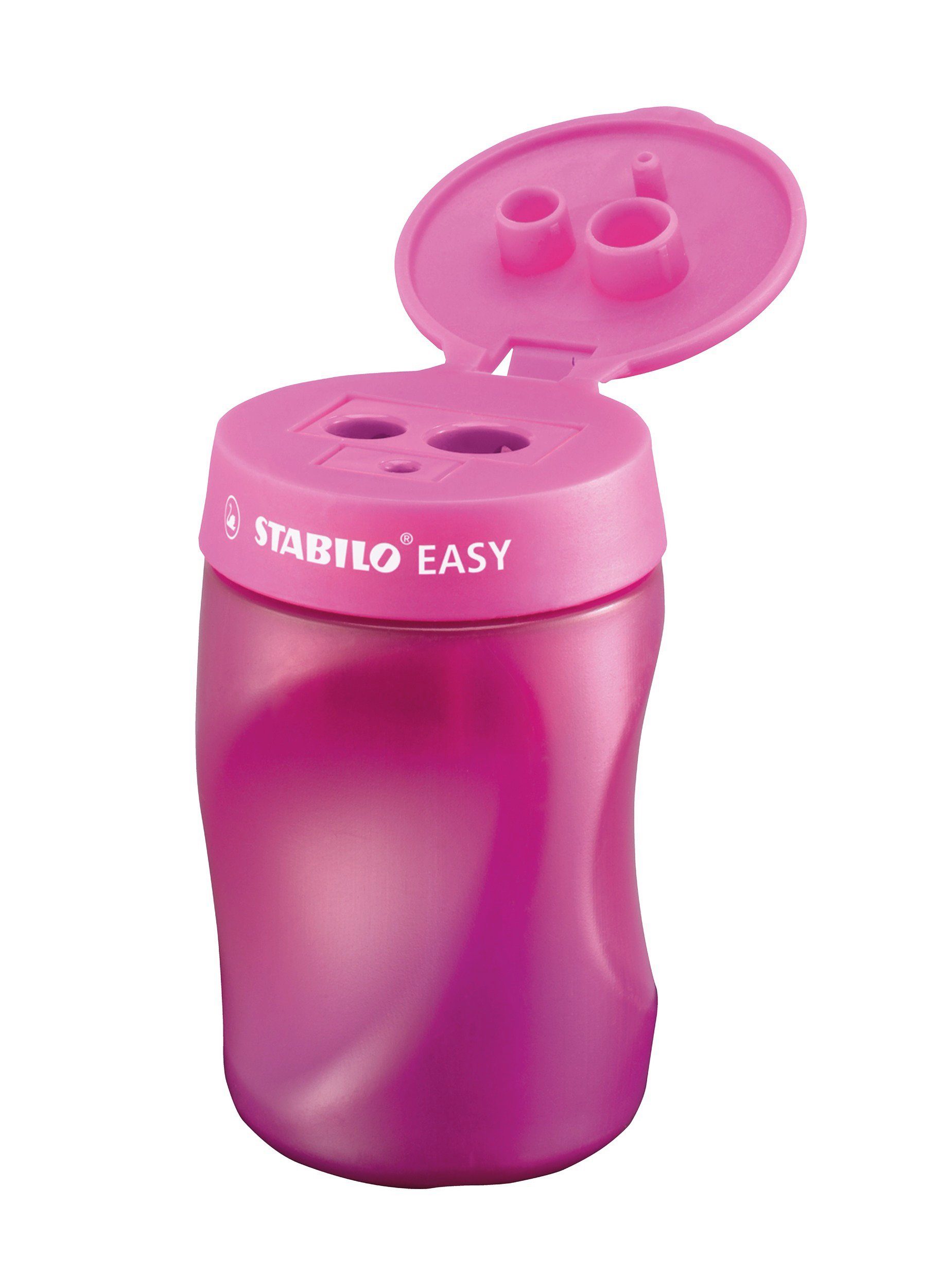 STABILO Anspitzer Dosenspitzer Stabilo Easy Sharpener pink für Rechtshänder