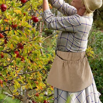 Gontence Korbtasche Früchte sammeln Tasche, Obstgarten-Pflücktasche