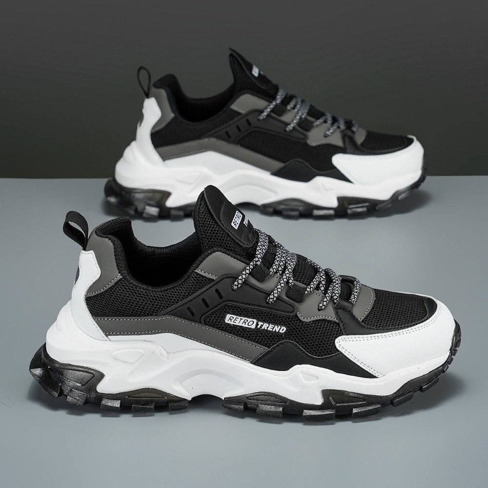 HUSK'SWARE Sneaker (EVA + TPR sorgen für hervorragende Dämpfung und Rückfederung., Schweinsleder kombiniert mit Mesh) Leicht, atmungsaktiv, rutschfest und antib – Bild 3 von 5