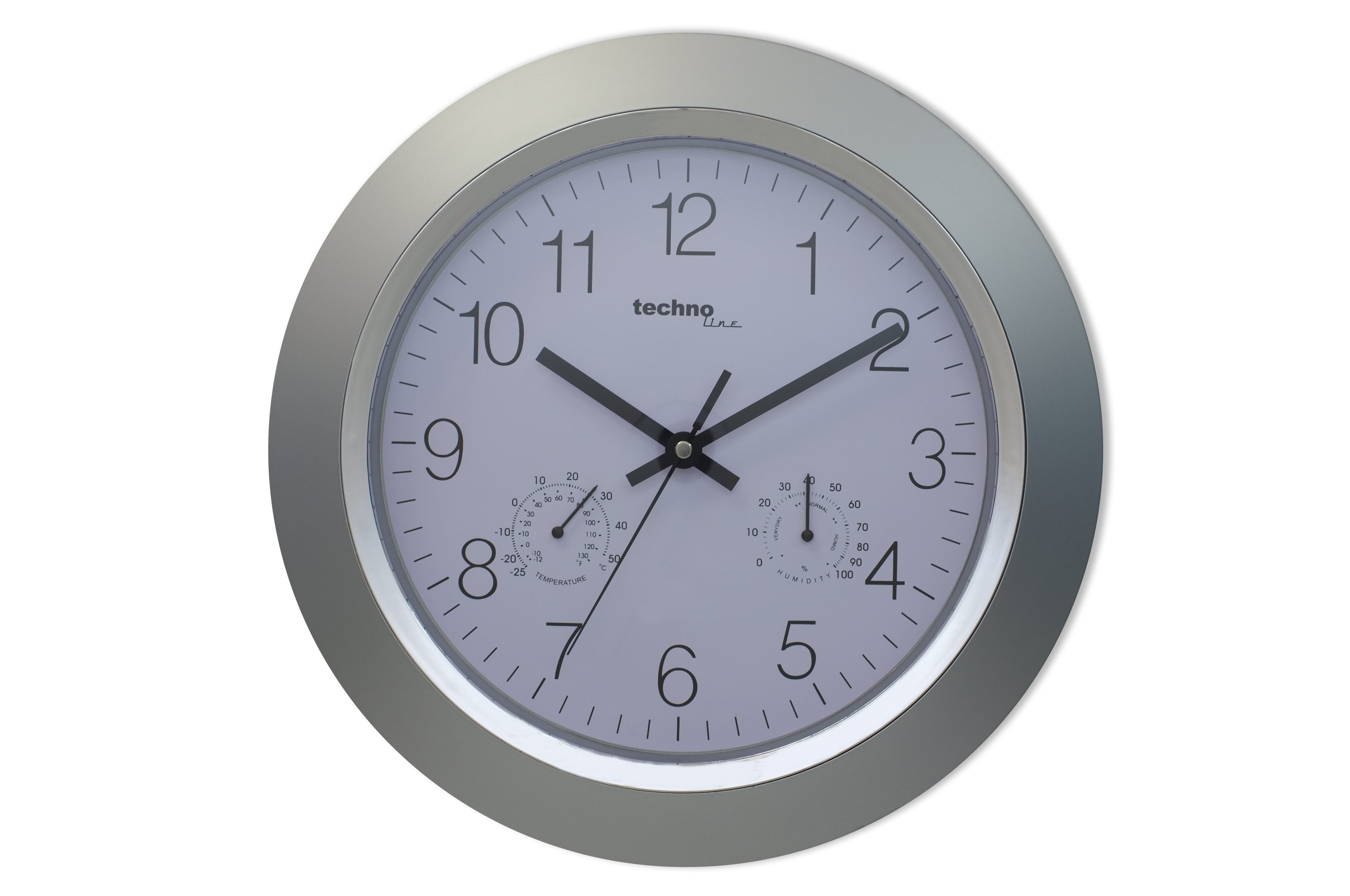 technoline Wanduhr WT 7940 (mit Temperatur- günstig online kaufen