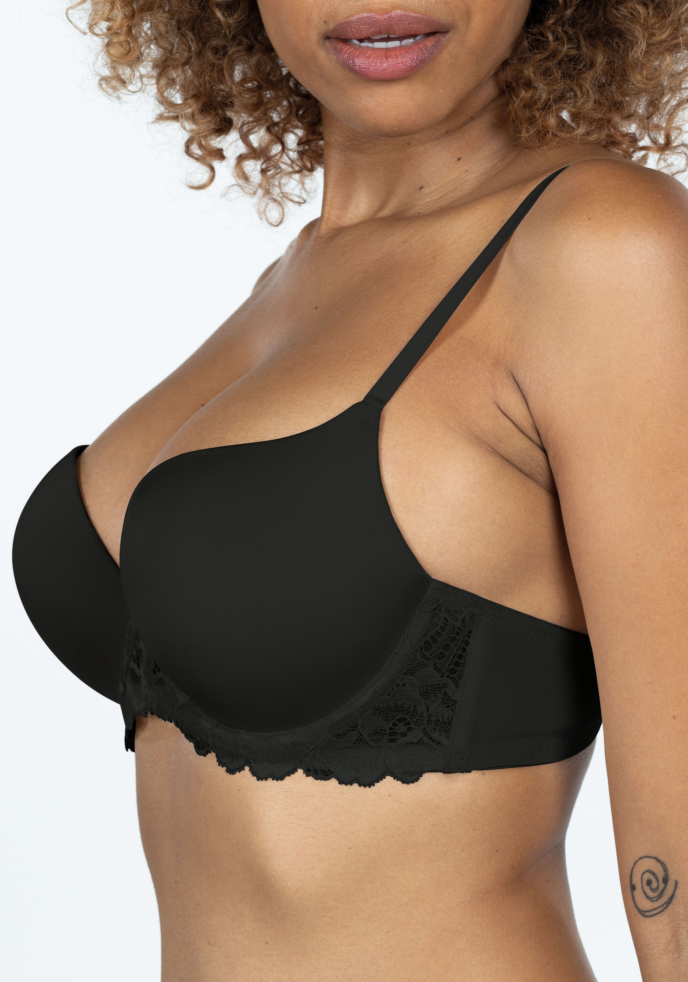 Dorina Push-up-BH Claire Cup A-D, vorgeformte super Push-up Cups