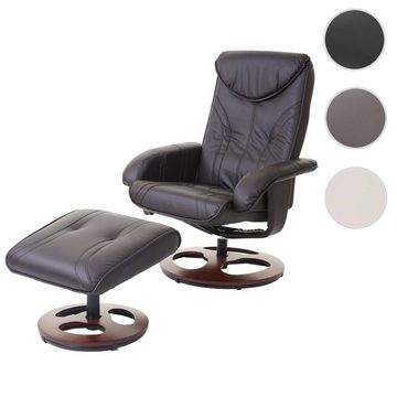 MCW Relaxsessel MCW-C46, Um 360° drehbar, Sessel neigbar, durch Schraubmechanismus feststellbar