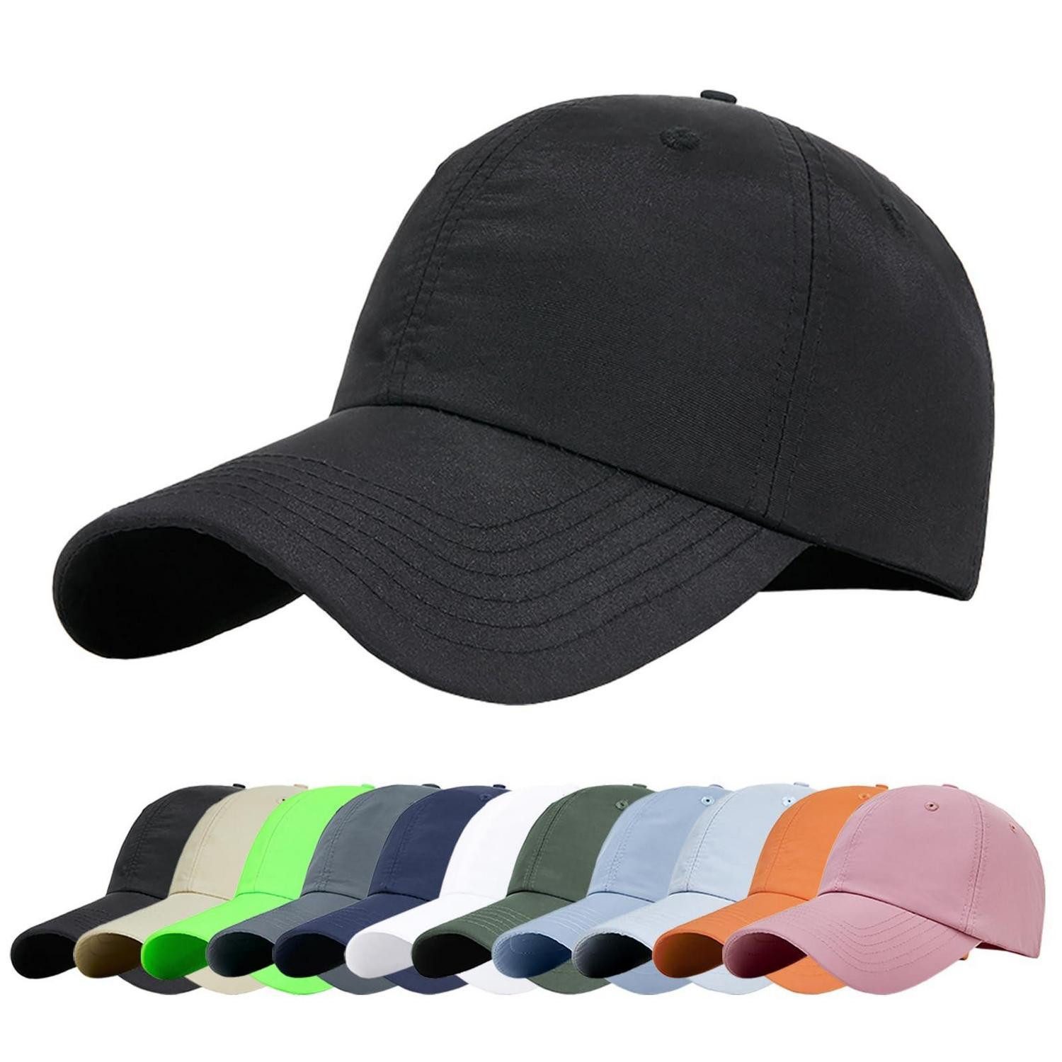 LuxusKollektion Baseball Cap Baseballcap Sonnenschutz UV Sport Einheitsgröße Schwarz