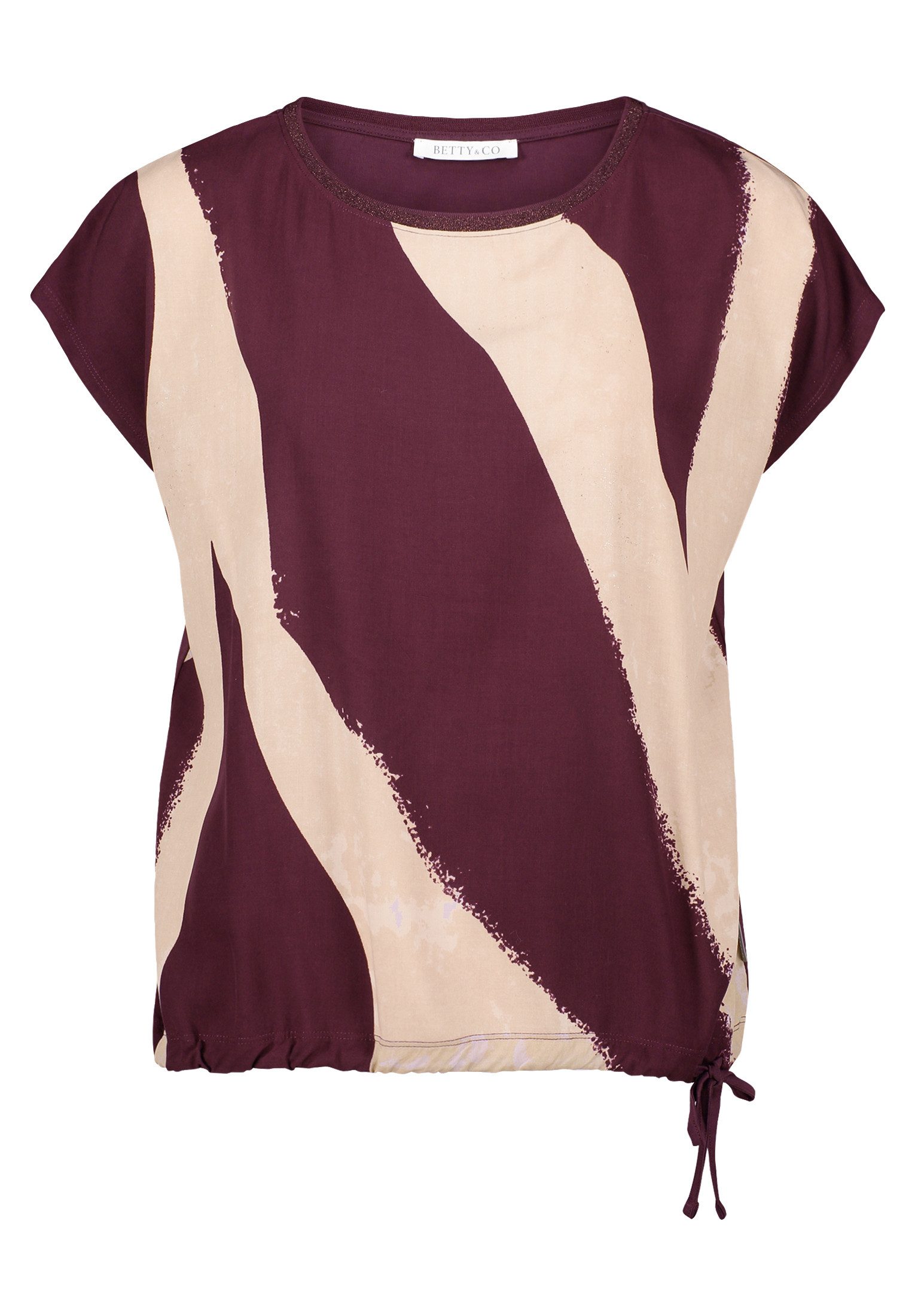 Betty&Co Kurzarmshirt Damen Casual-Shirt mit Print (1-tlg) günstig online kaufen