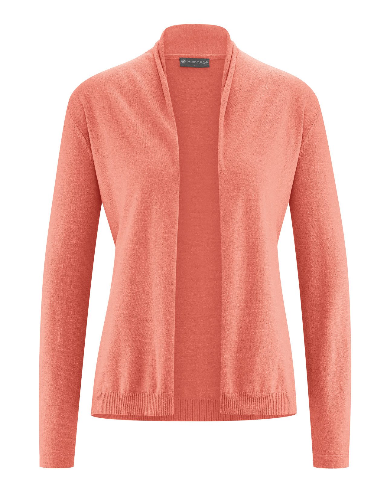 Strickjacke Leichte Strickjacke Hanf/Biobaumwolle Damen Normal Fit