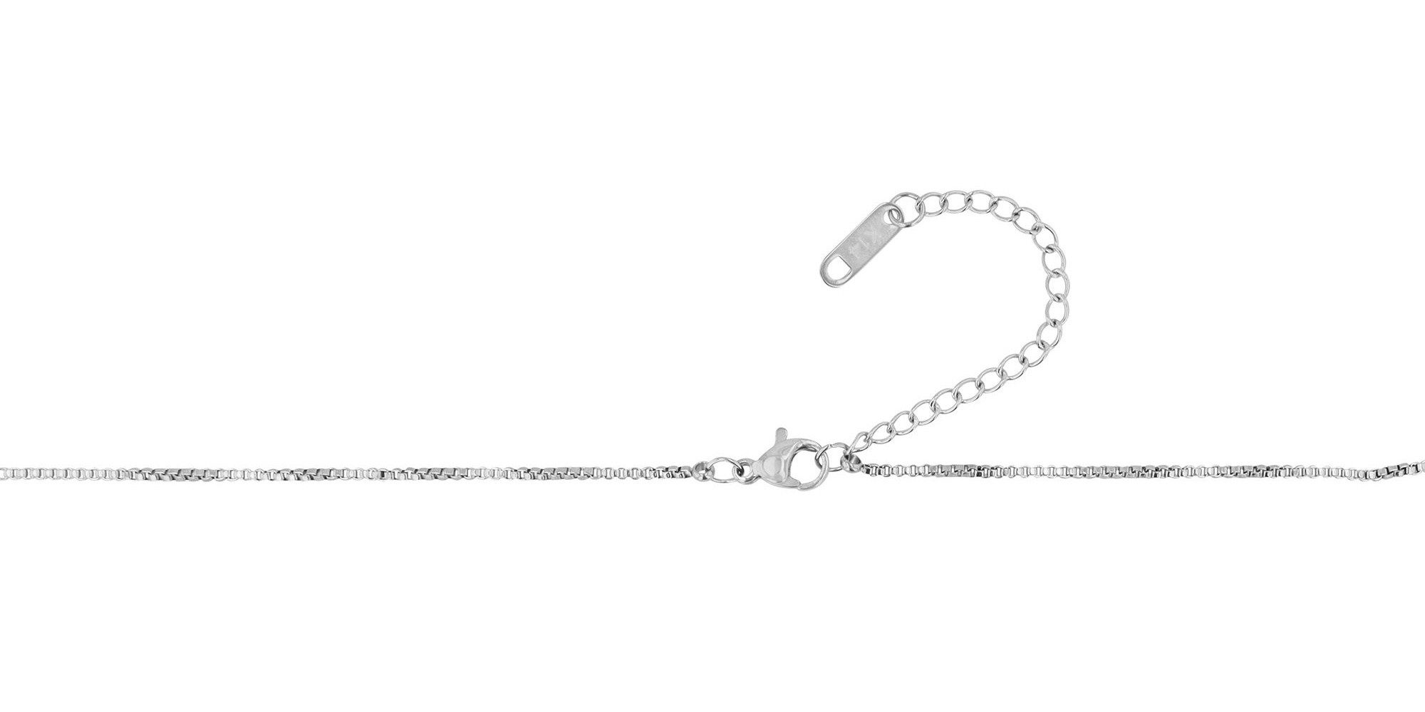 Kette ohne Anhänger Halskette aus Edelstahl 40 cm