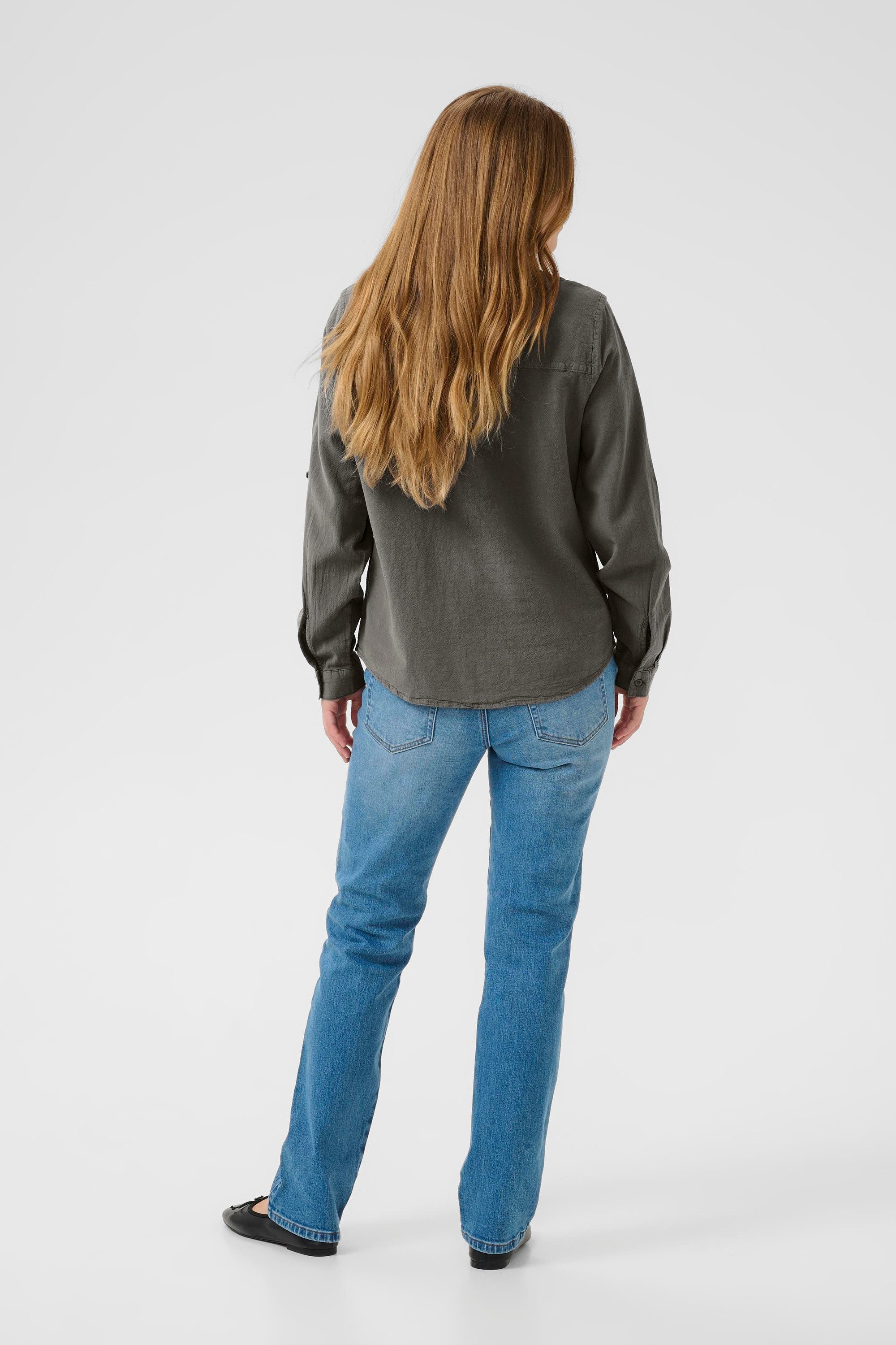 KAFFE Langarmhemd KAnaya Short Shirt