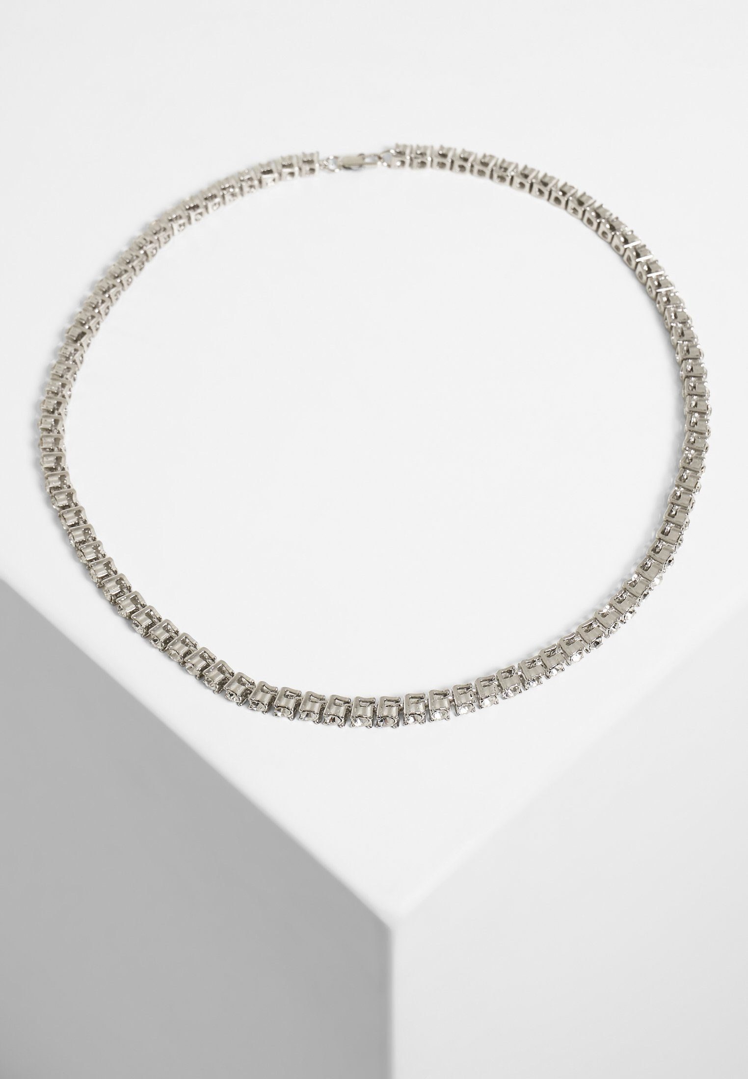 Shop von guter Qualität silver URBAN Accessoires With Stones Necklace Edelstahlkette CLASSICS