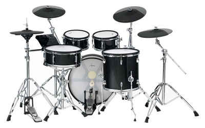 XDrum E-Drum DD-670 Mesh E-Drum Kit - mit echter HiHat und Holzkesseln, 11-St., 20" Kick-Pad, 720 Sounds und 20 User-Kits