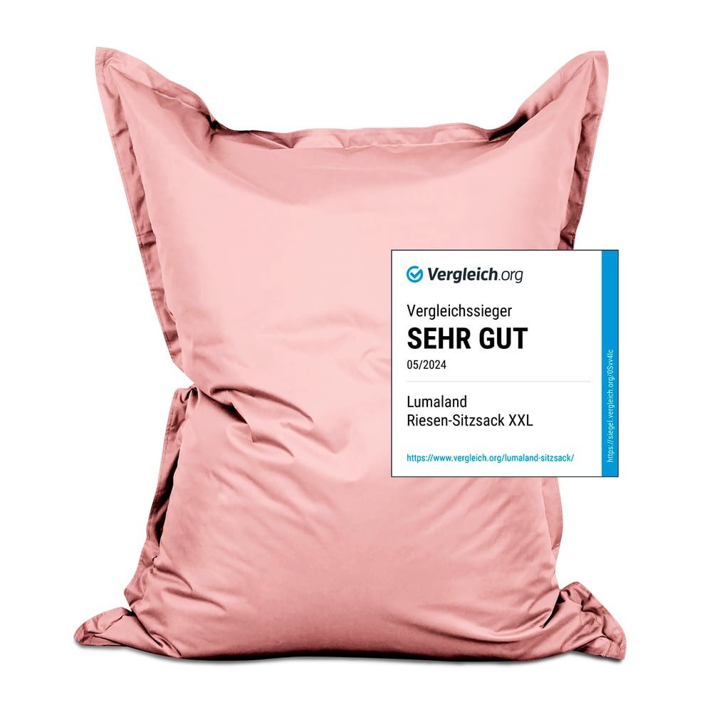 Lumaland Sitzsack XXL Bean Bag Riesen-Sitzkissen 380L 140x180cm Special Edi günstig online kaufen