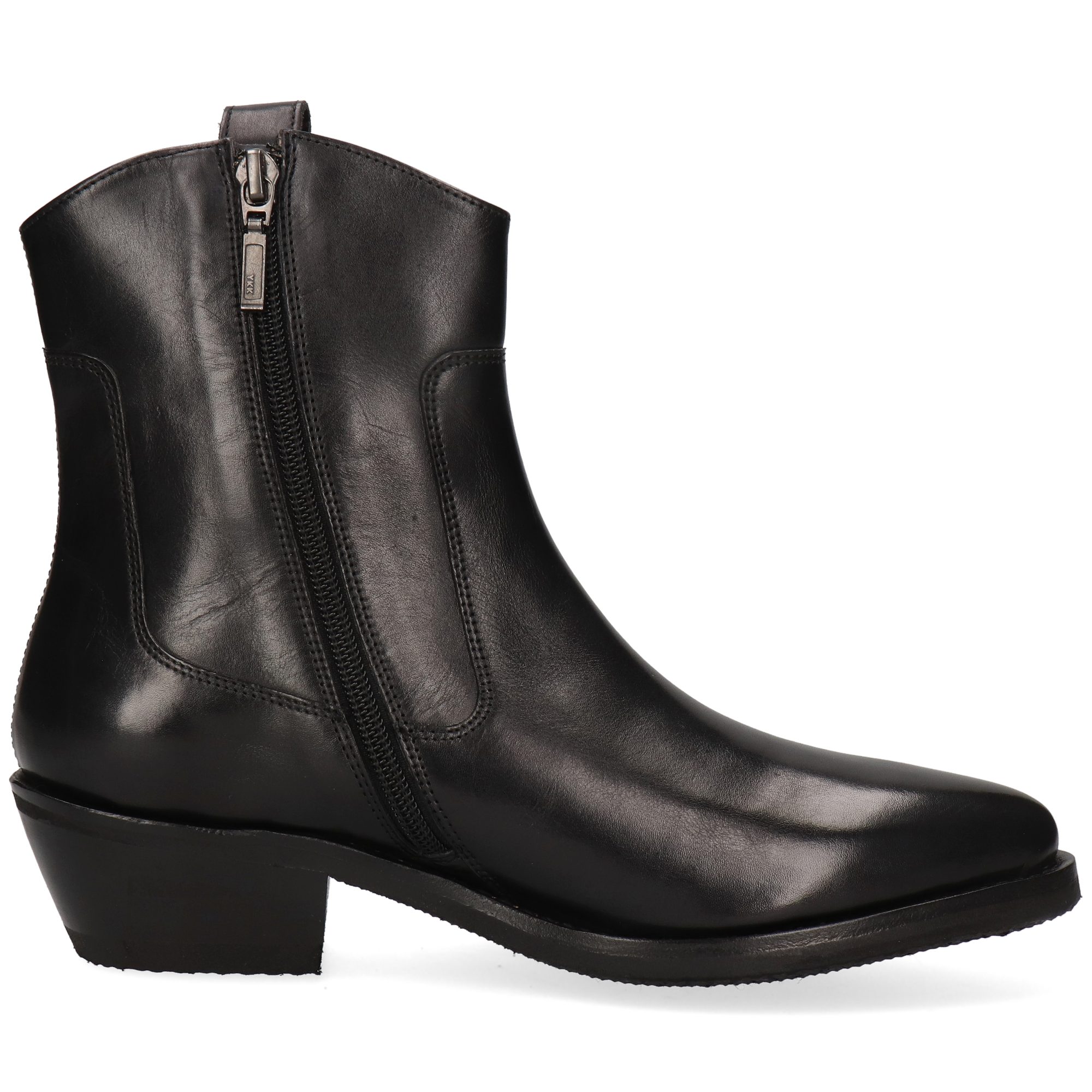 Melvin & Hamilton Melody 2 Leder-Western Boots für Damen Stiefelette Kubanischer Absatz, Echtes Leder, Vegetabile Gerbung